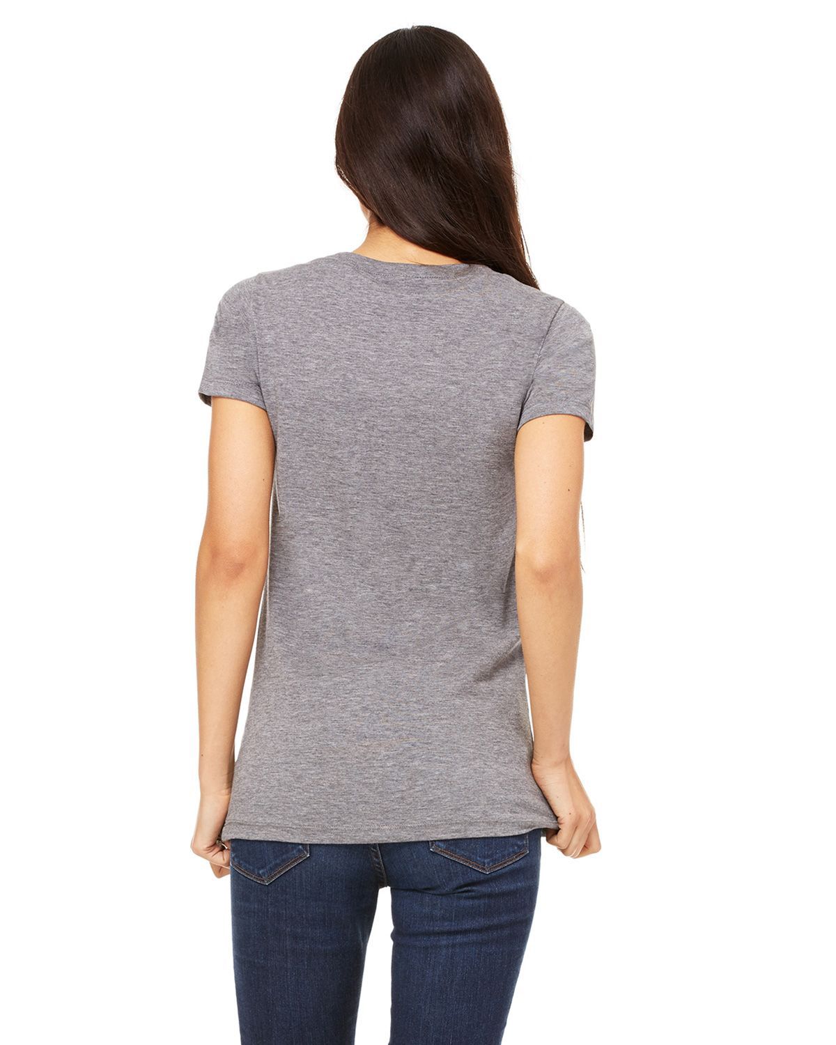 B8413 Bella + Canvas Ladies Triblend Short-Sleeve T-Shirt - Back Image