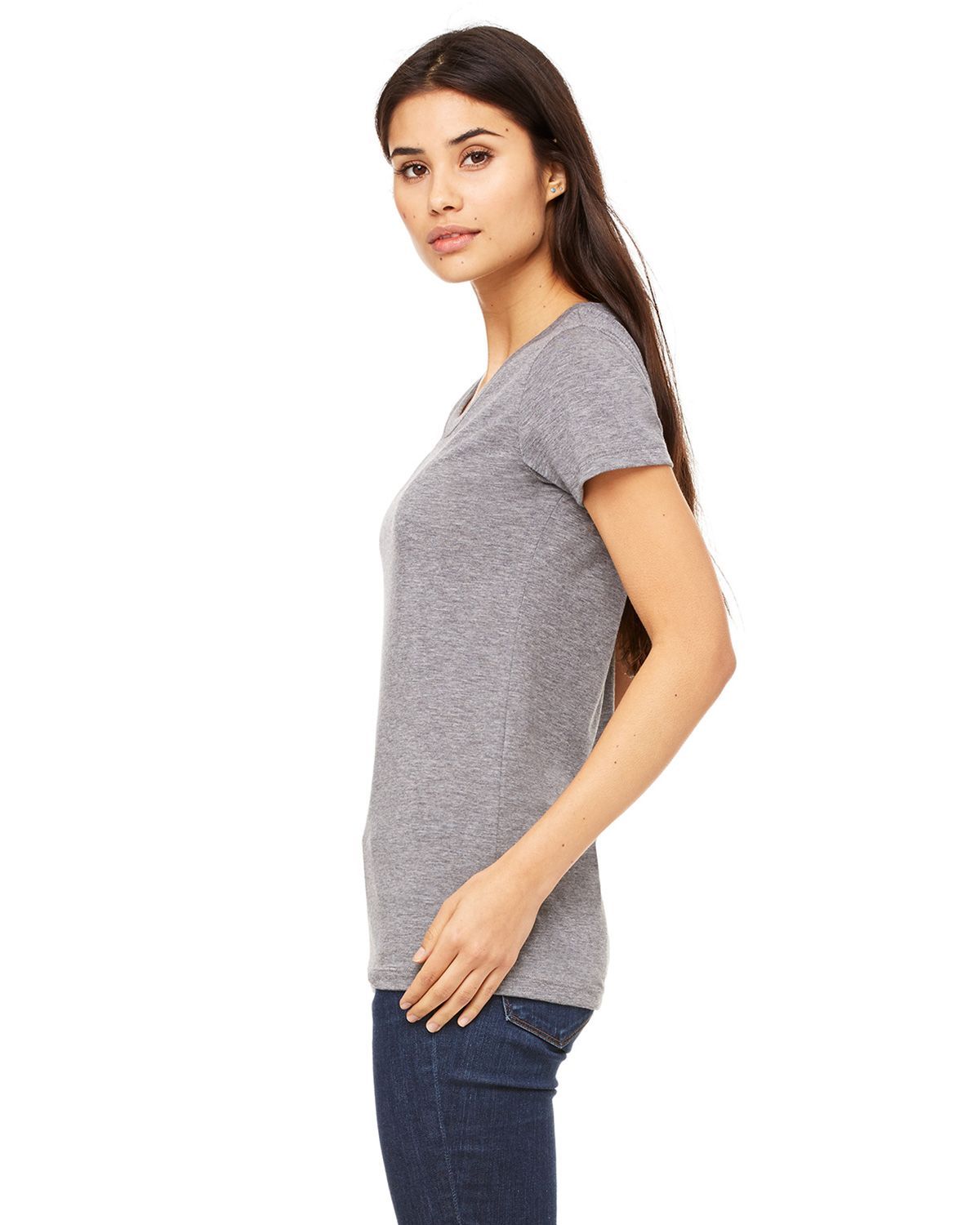 B8413 Bella + Canvas Ladies Triblend Short-Sleeve T-Shirt - Siide Image