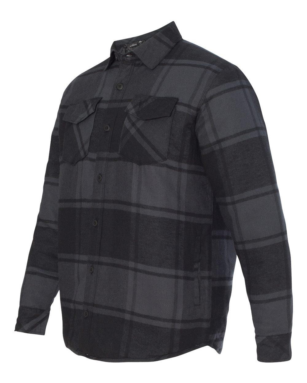 B8610 Burnside Adult Quilted Flannel Jacket - Siide Image