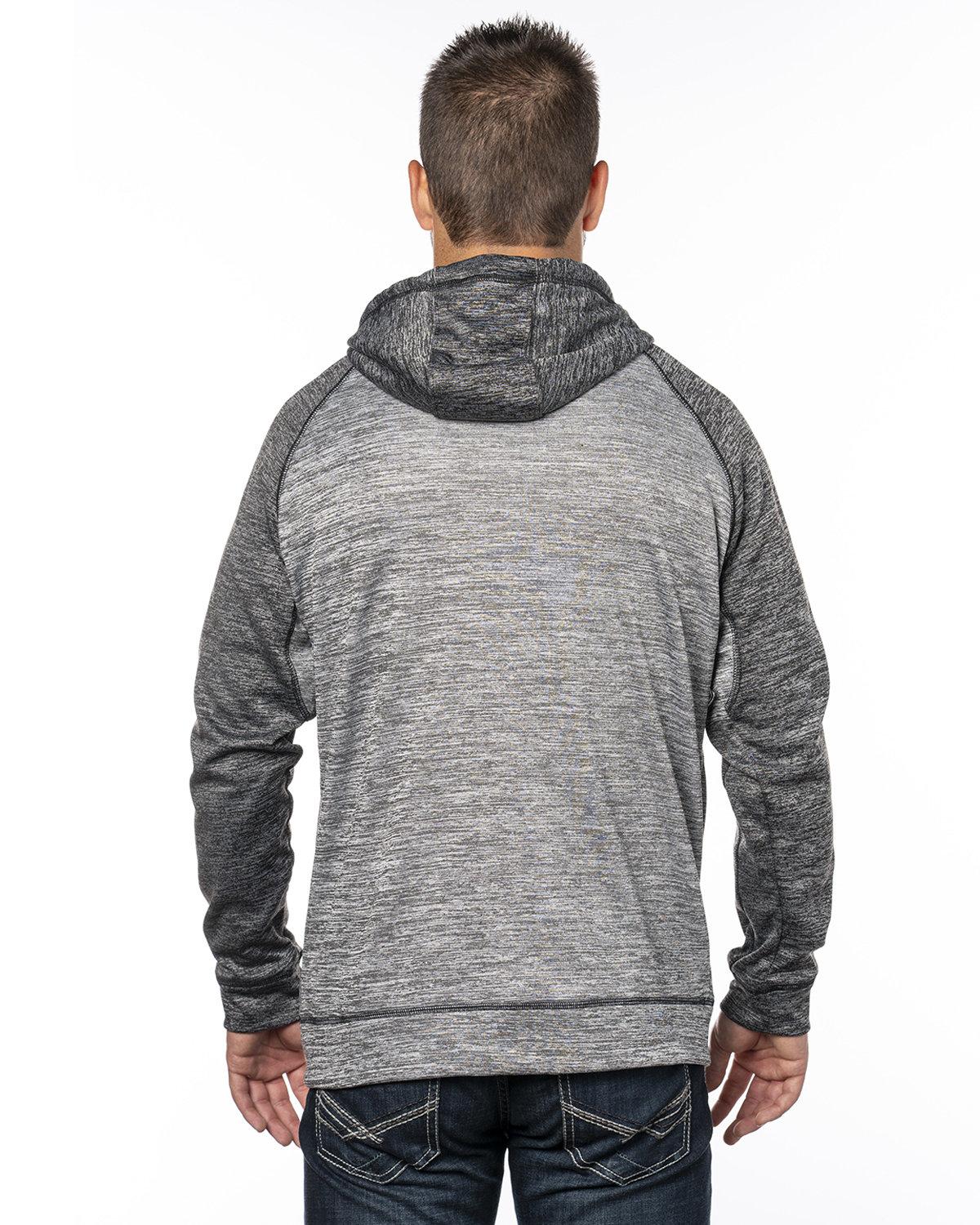 B8660 Burnside Mens Performance Hooded Sweatshirt B8660 Burnside Mens Performance Hooded Sweatshirt - Back Image