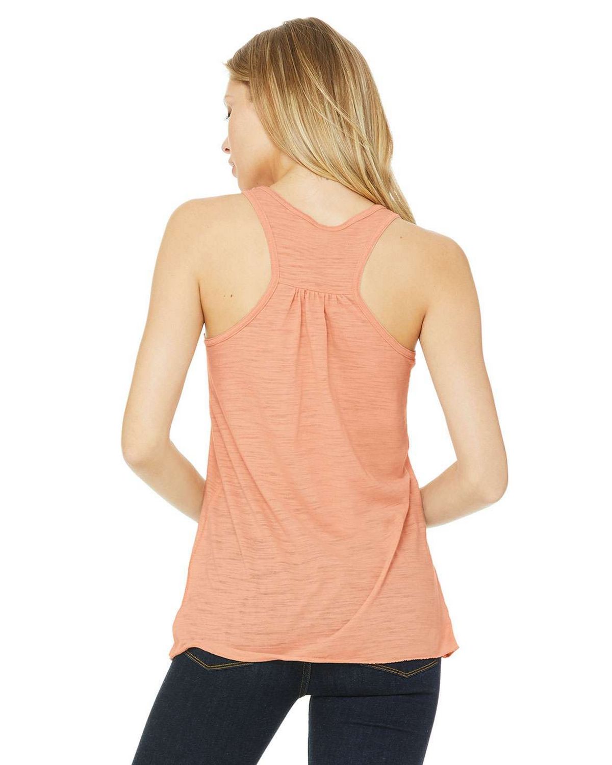 B8800 Bella + Canvas Ladies Flowy Racerback Tank B8800 Bella + Canvas Ladies Flowy Racerback Tank - Back Image