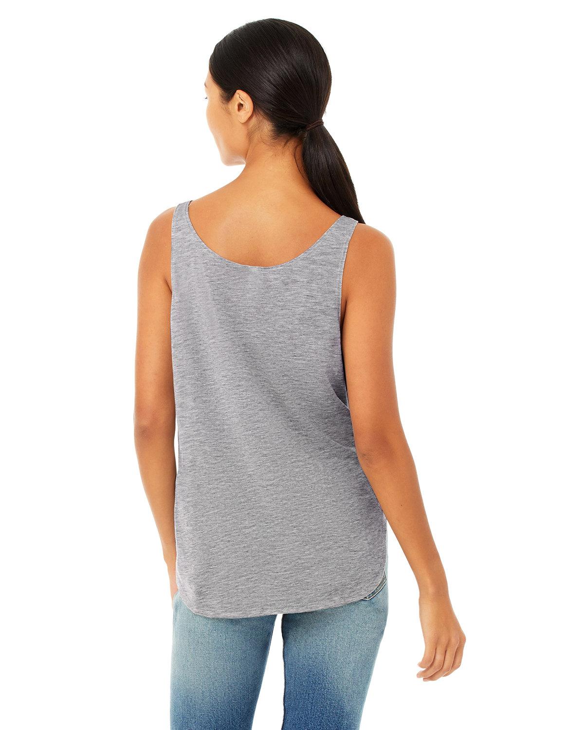 B8802 Bella + Canvas Ladies Flowy Side Slit Tank - Back Image