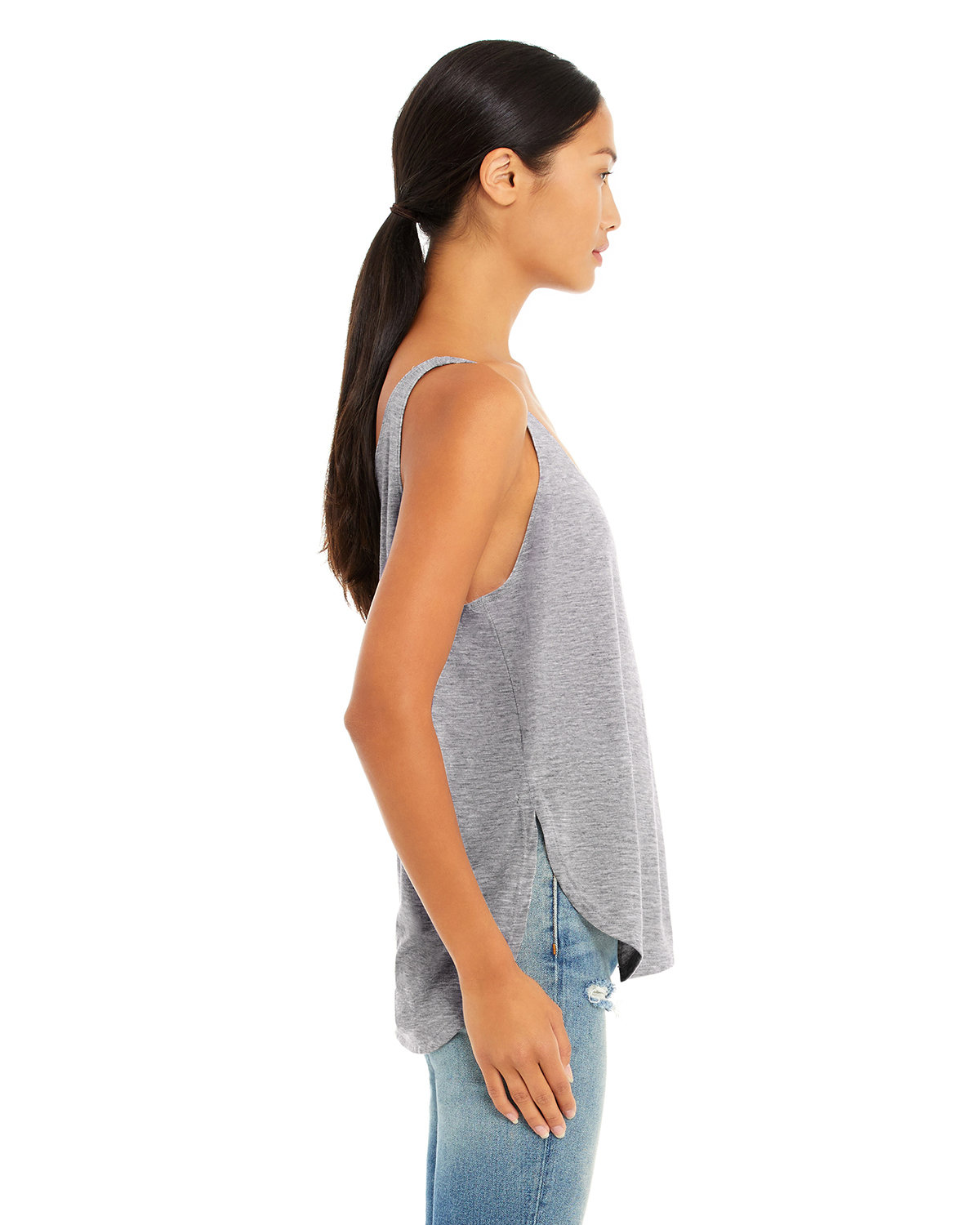 B8802 Bella + Canvas Ladies Flowy Side Slit Tank - Siide Image