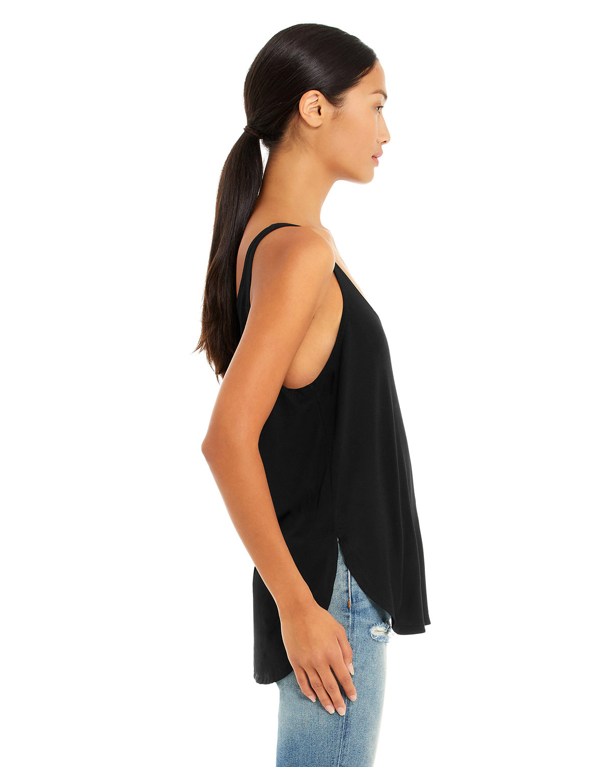 B8802 Bella + Canvas Ladies Flowy Side Slit Tank - Siide Image