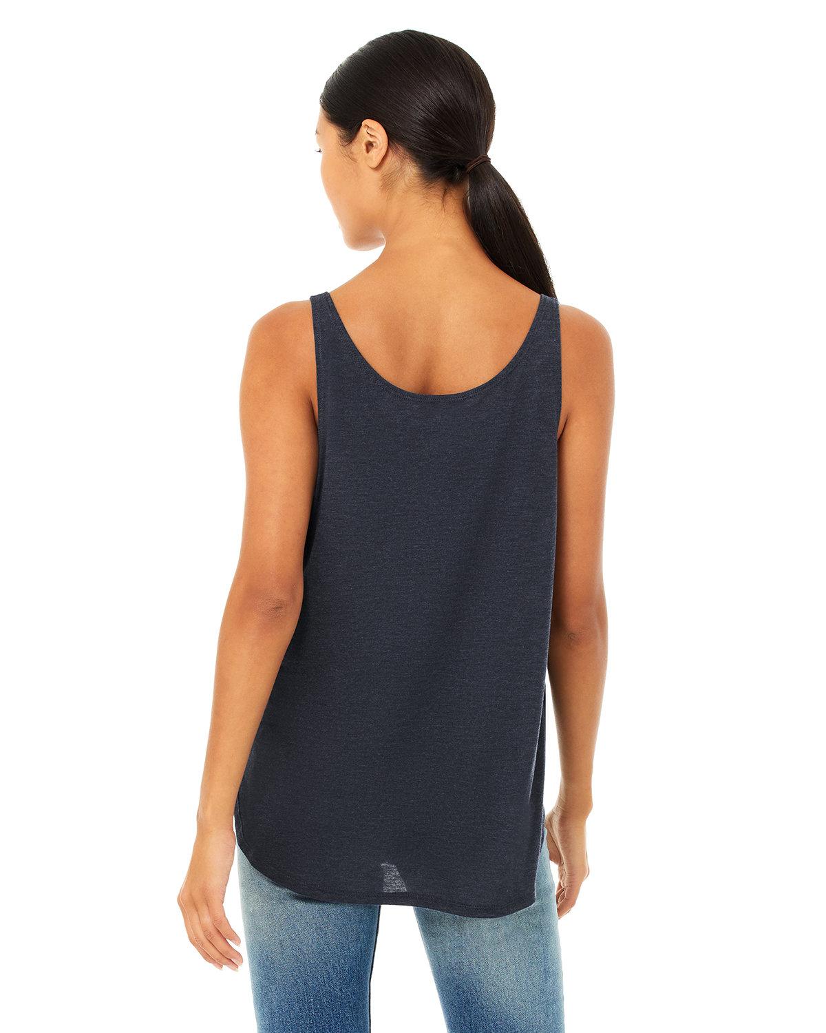 B8802 Bella + Canvas Ladies Flowy Side Slit Tank - Back Image