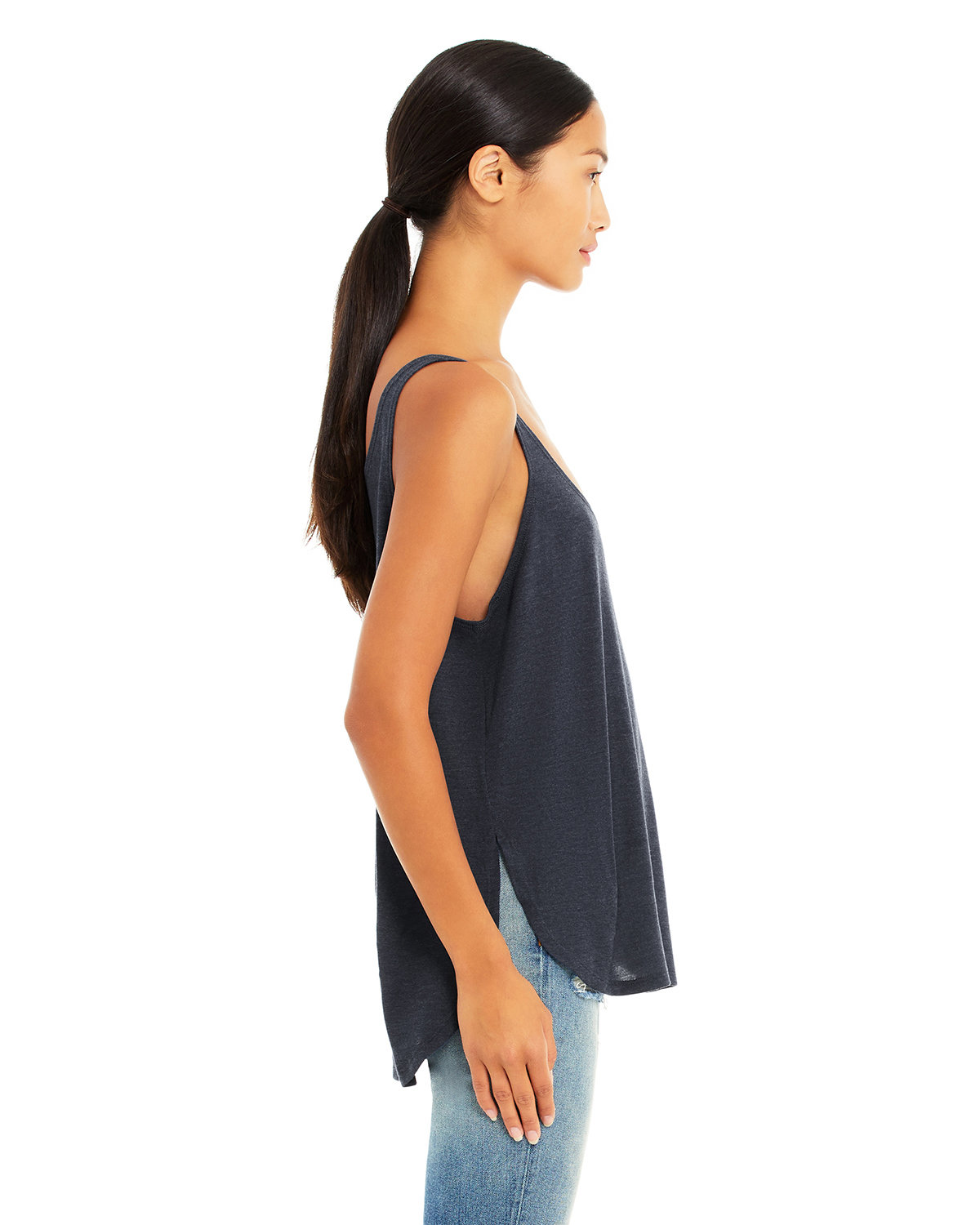 B8802 Bella + Canvas Ladies Flowy Side Slit Tank - Siide Image