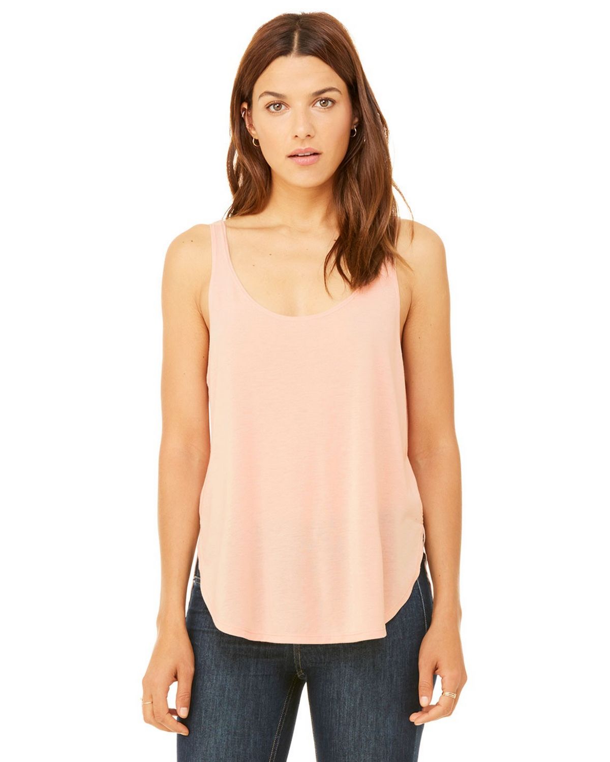 B8802 Bella + Canvas Ladies Flowy Side Slit Tank