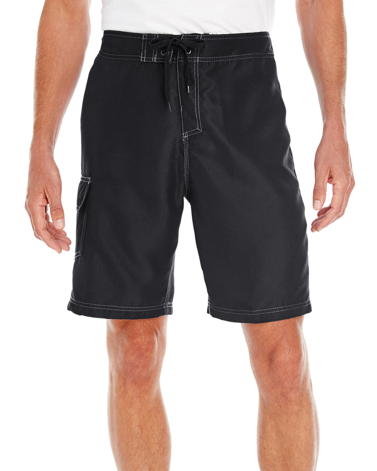 B9301 Burnside Mens Solid Board Short