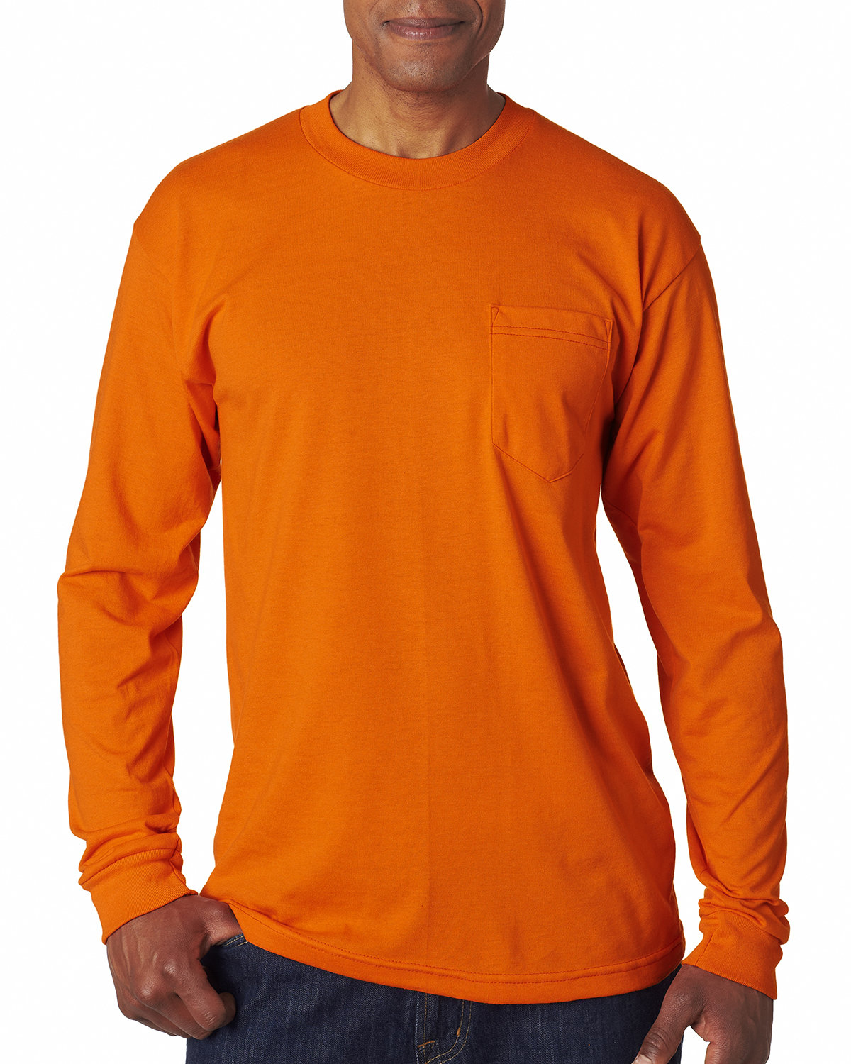 BA1730 Bayside Adult Long-Sleeve T-Shirt with Pocket BA1730 Bayside Adult Long-Sleeve T-Shirt with Pocket