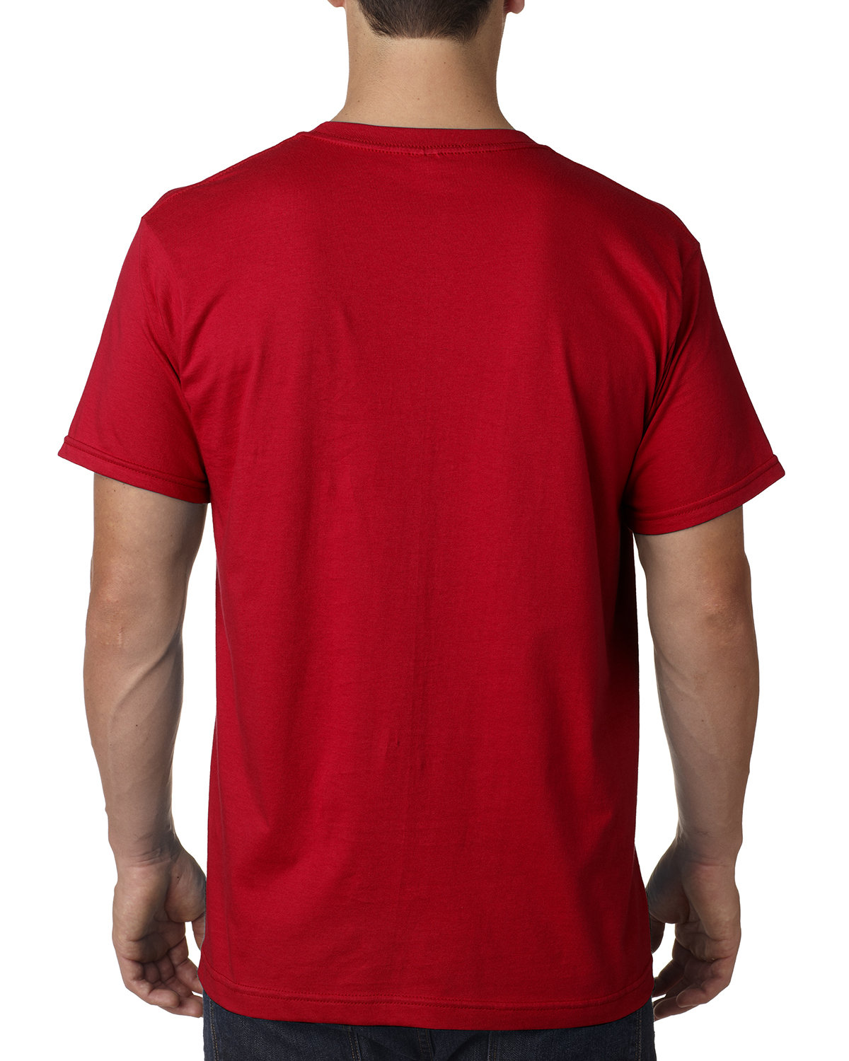 BA5000 Bayside Adult Ring-Spun Jersey Tee - Back Image
