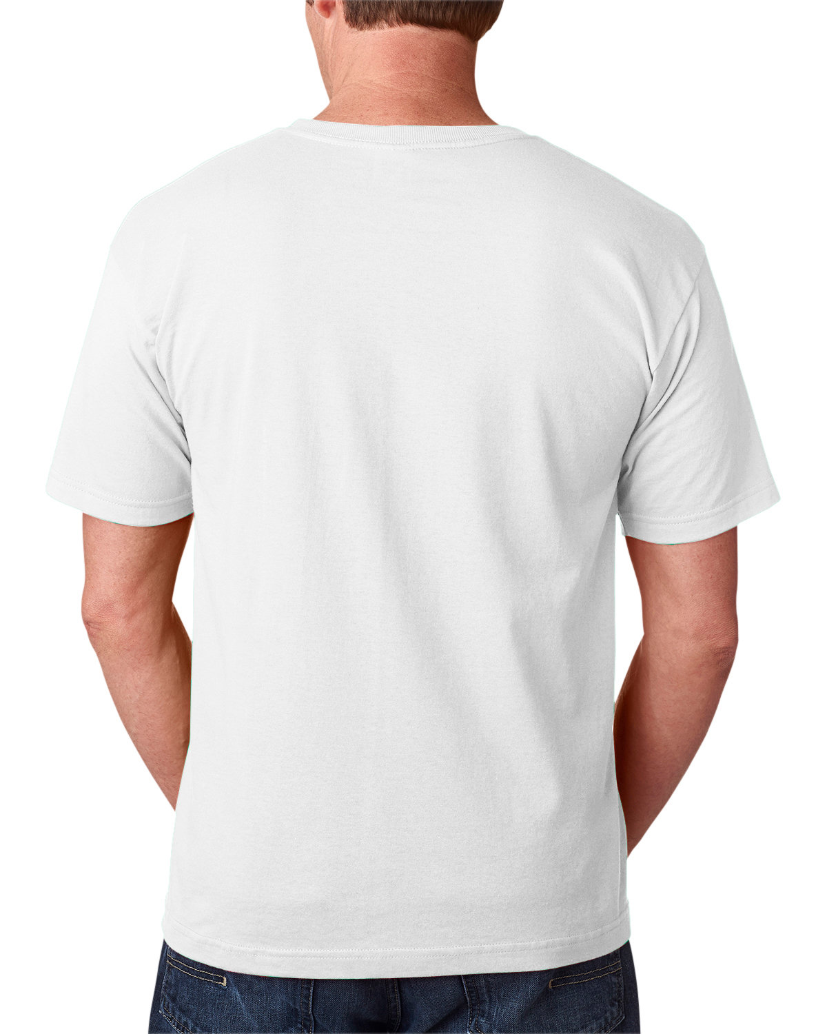 BA5040 Bayside Adult 5.4 oz., 100% Cotton T-Shirt - Back Image