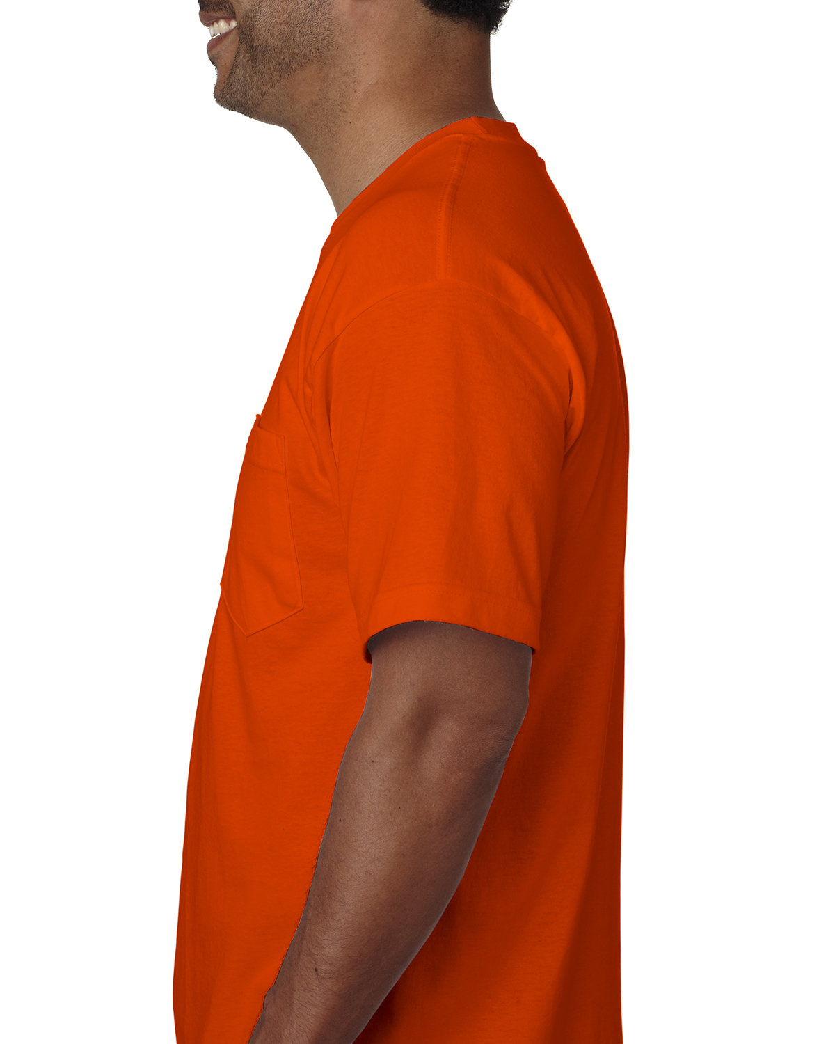 BA5070 Bayside Adult Short-Sleeve T-Shirt with Pocket - Siide Image