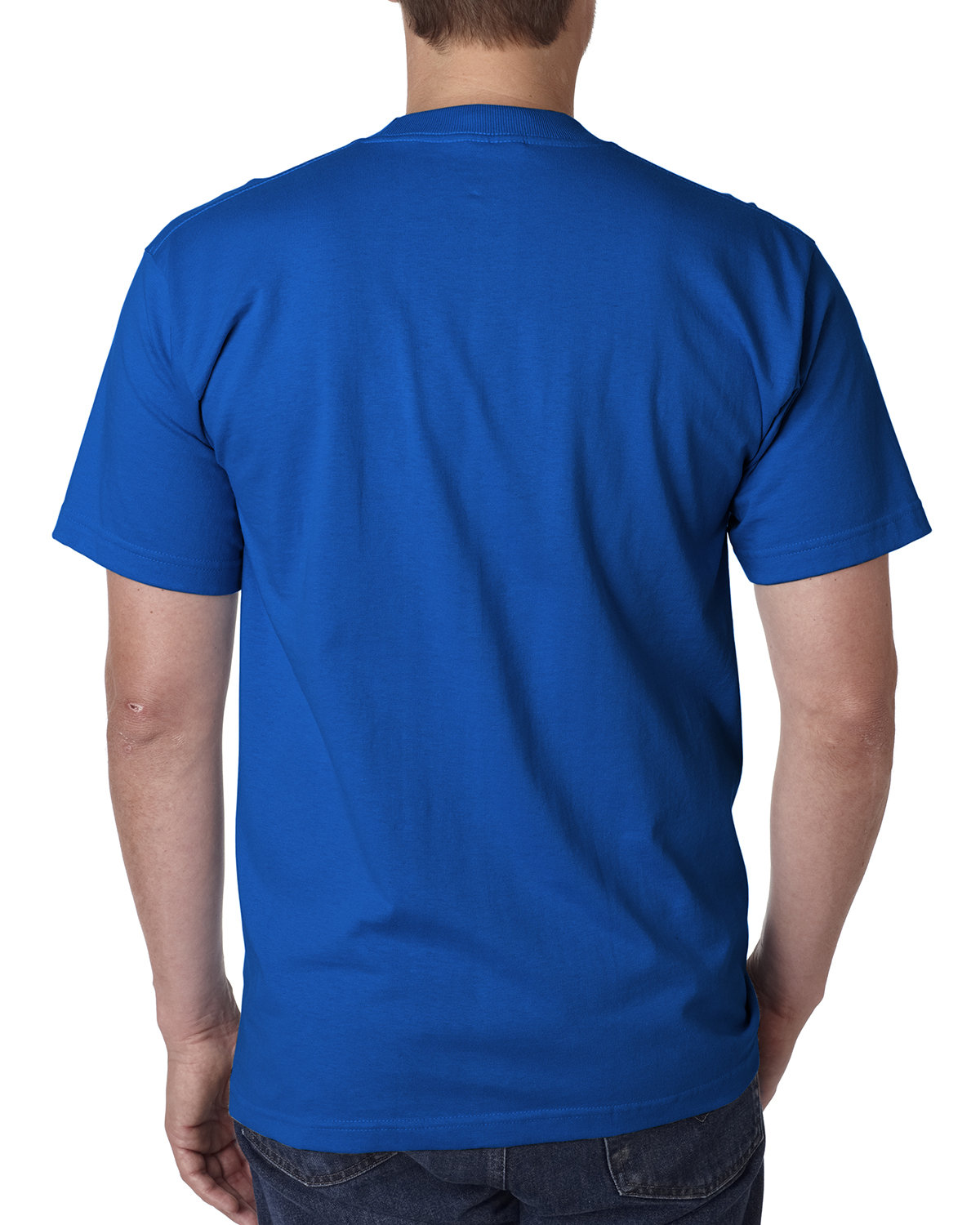 BA5100 Bayside Adult 6.1 oz., 100% Cotton T-Shirt - Back Image