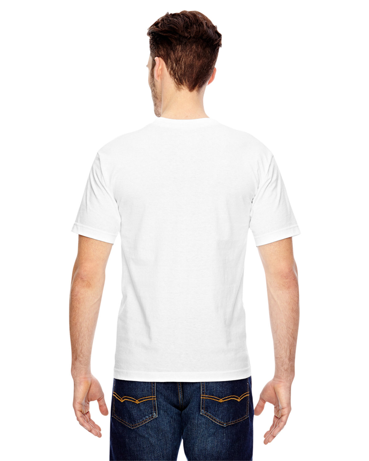 BA5100 Bayside Adult 6.1 oz., 100% Cotton T-Shirt - Back Image