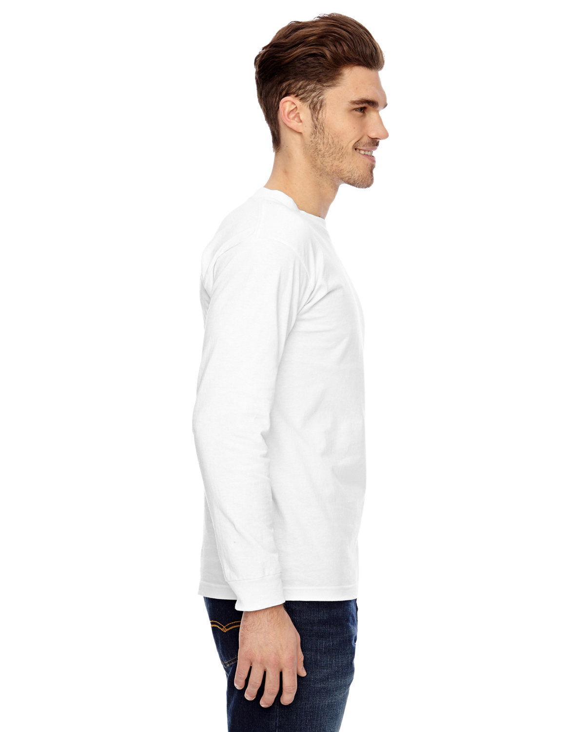 BA6100 Bayside Adult 6.1 oz., 100% Cotton Long Sleeve T-Shirt - Siide Image