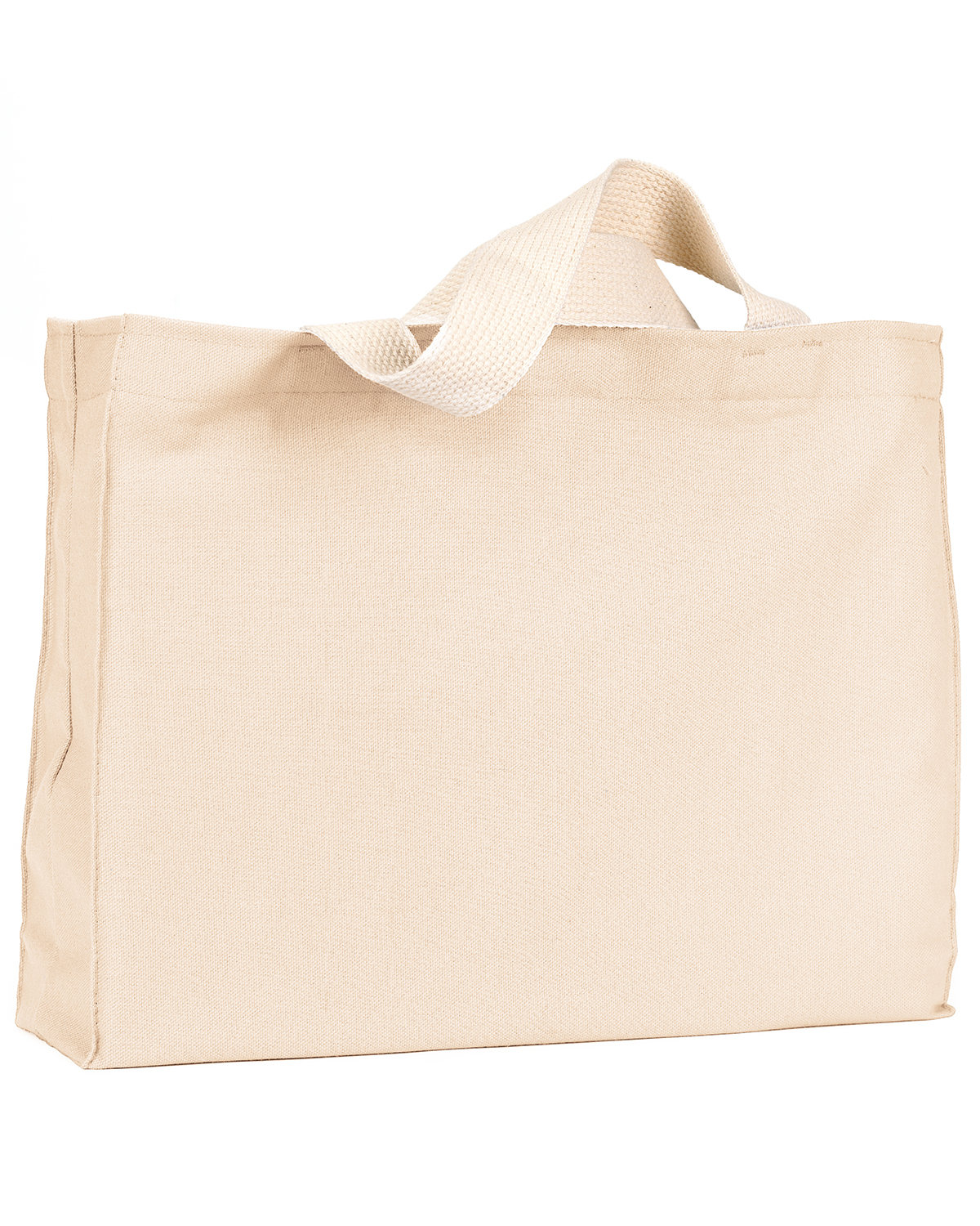 BA750 Bayside 12 oz., Cotton Canvas Medium Gusset Tote