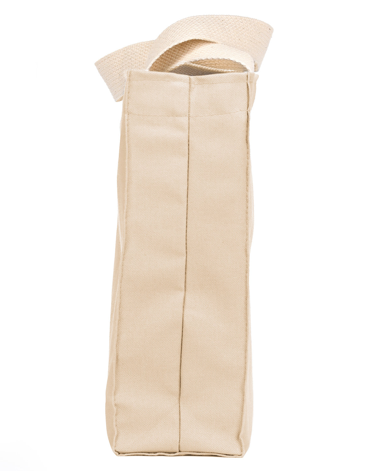 BA750 Bayside 12 oz., Cotton Canvas Medium Gusset Tote - Siide Image