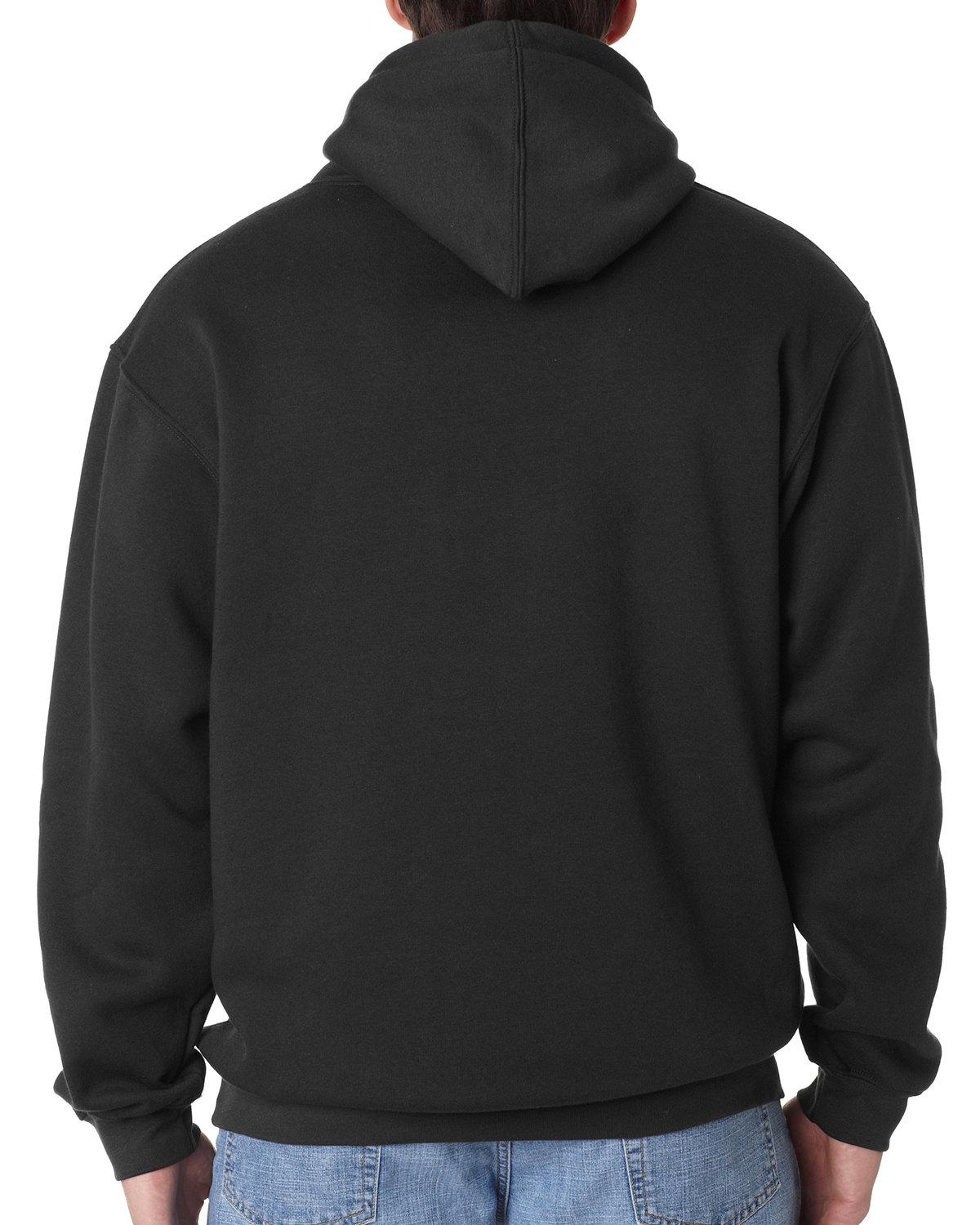 BA960 Bayside Adult 9.5 oz., 80/20 Pullover Hooded Sweatshirt - Back Image