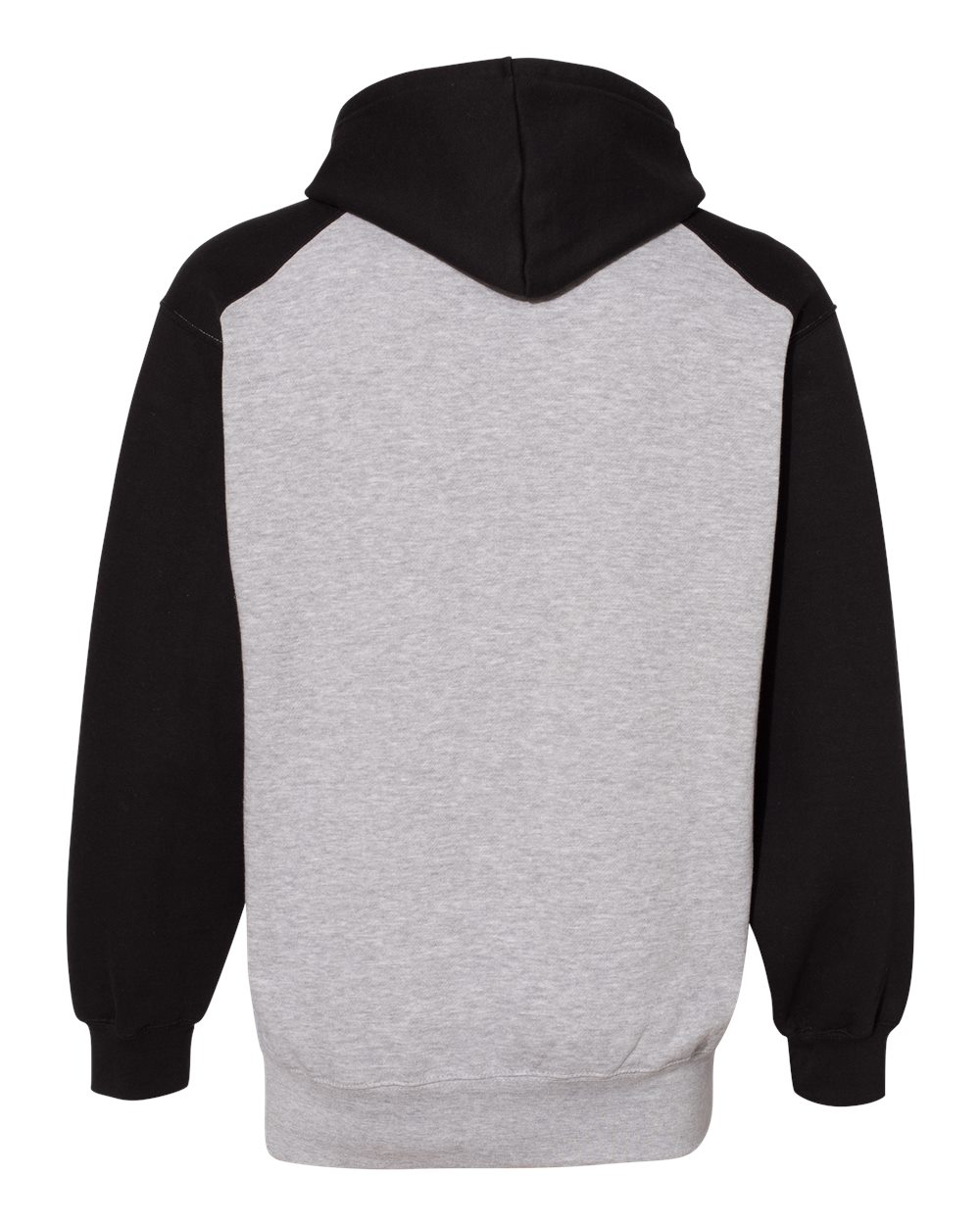 1249 Badger Sport Athletic Fleece Hooded Sweatshirt - Back Image