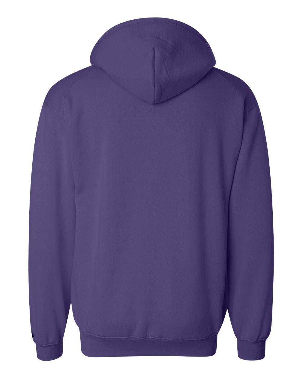 1254 Badger Hooded Sweatshirt - Back Image