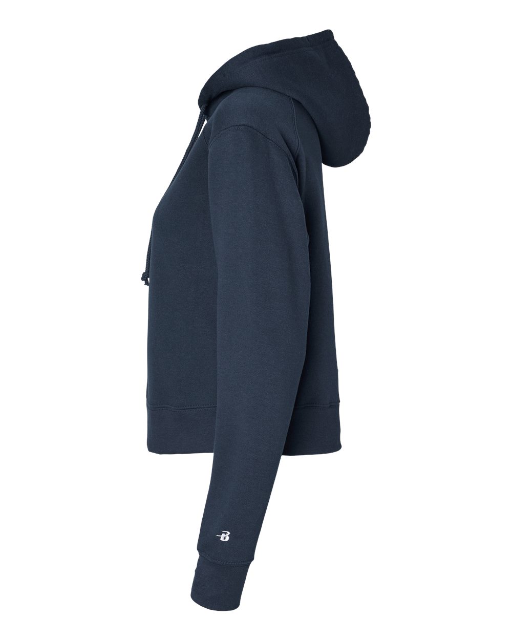 1261 Badger Womens Crop Hooded Sweatshirt - Siide Image