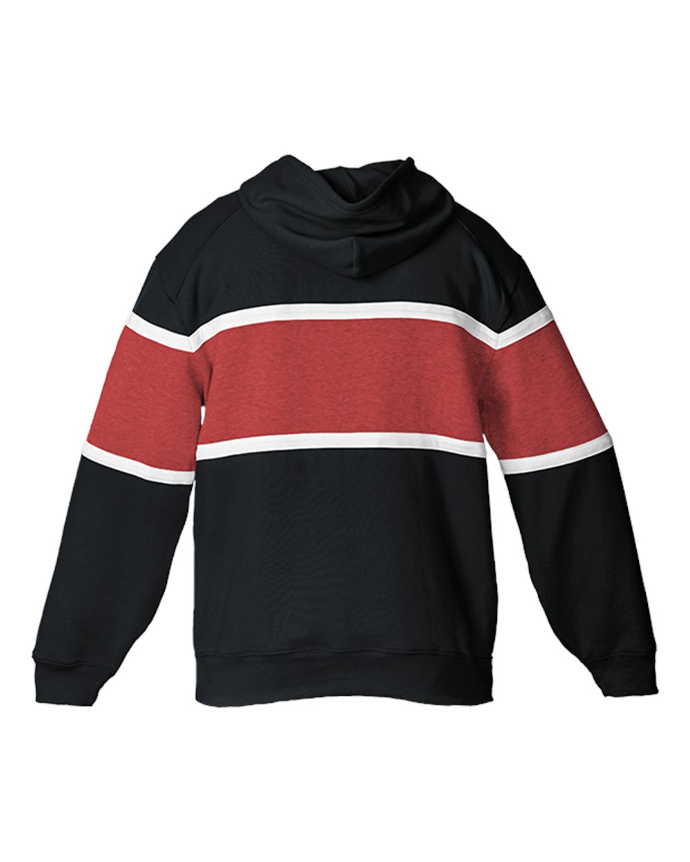 1282 Badger United Athletic Fleece Hooded Sweatshirt - Back Image