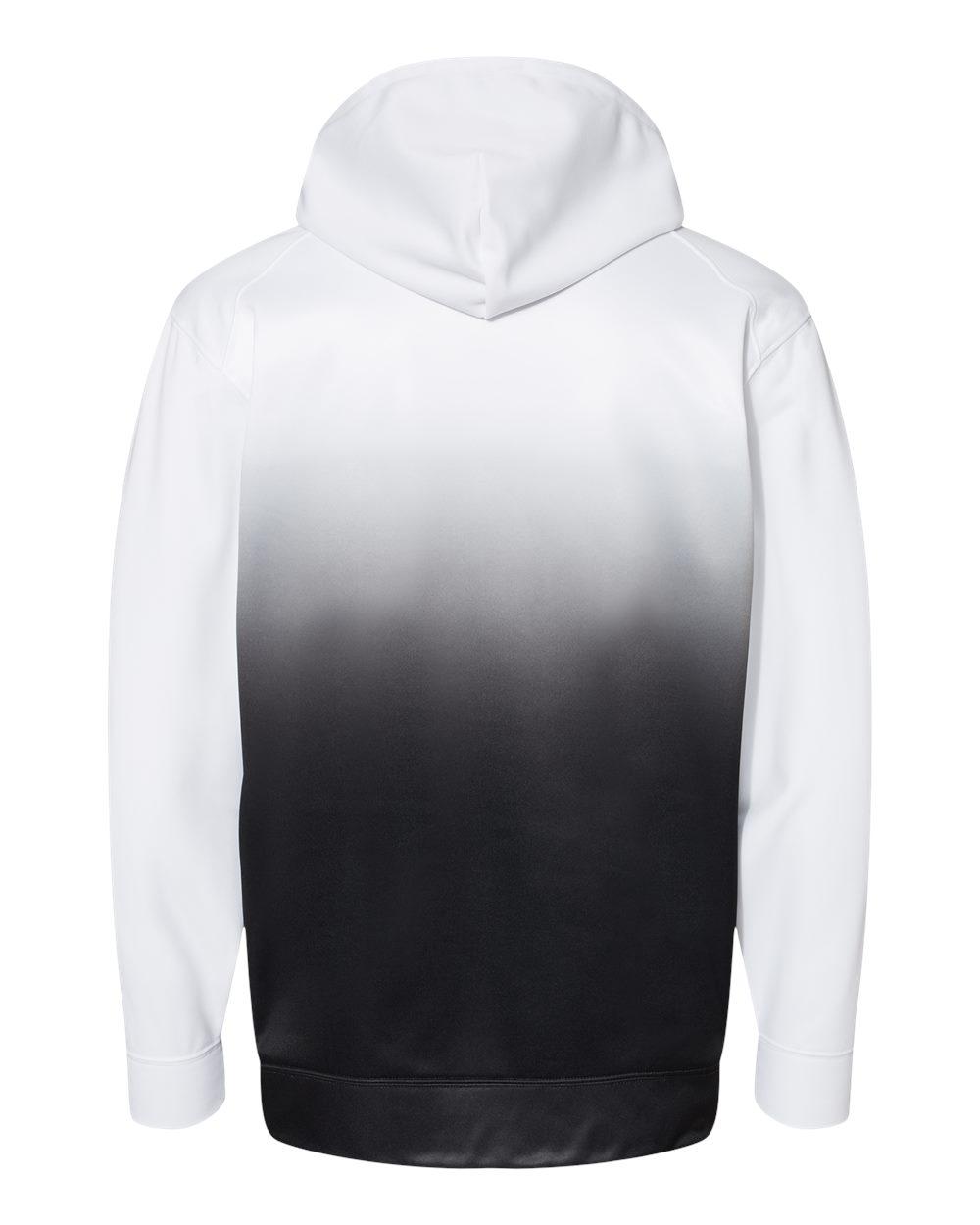 1403 Badger Ombre Hooded Sweatshirt - Back Image