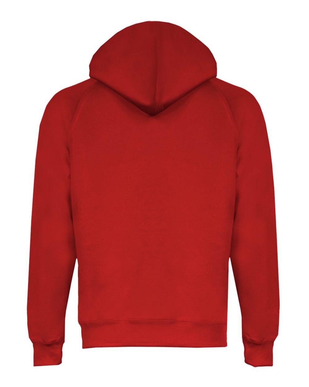 1460 Badger Womens Performance Fleece Hooded Sweatshirt - Back Image