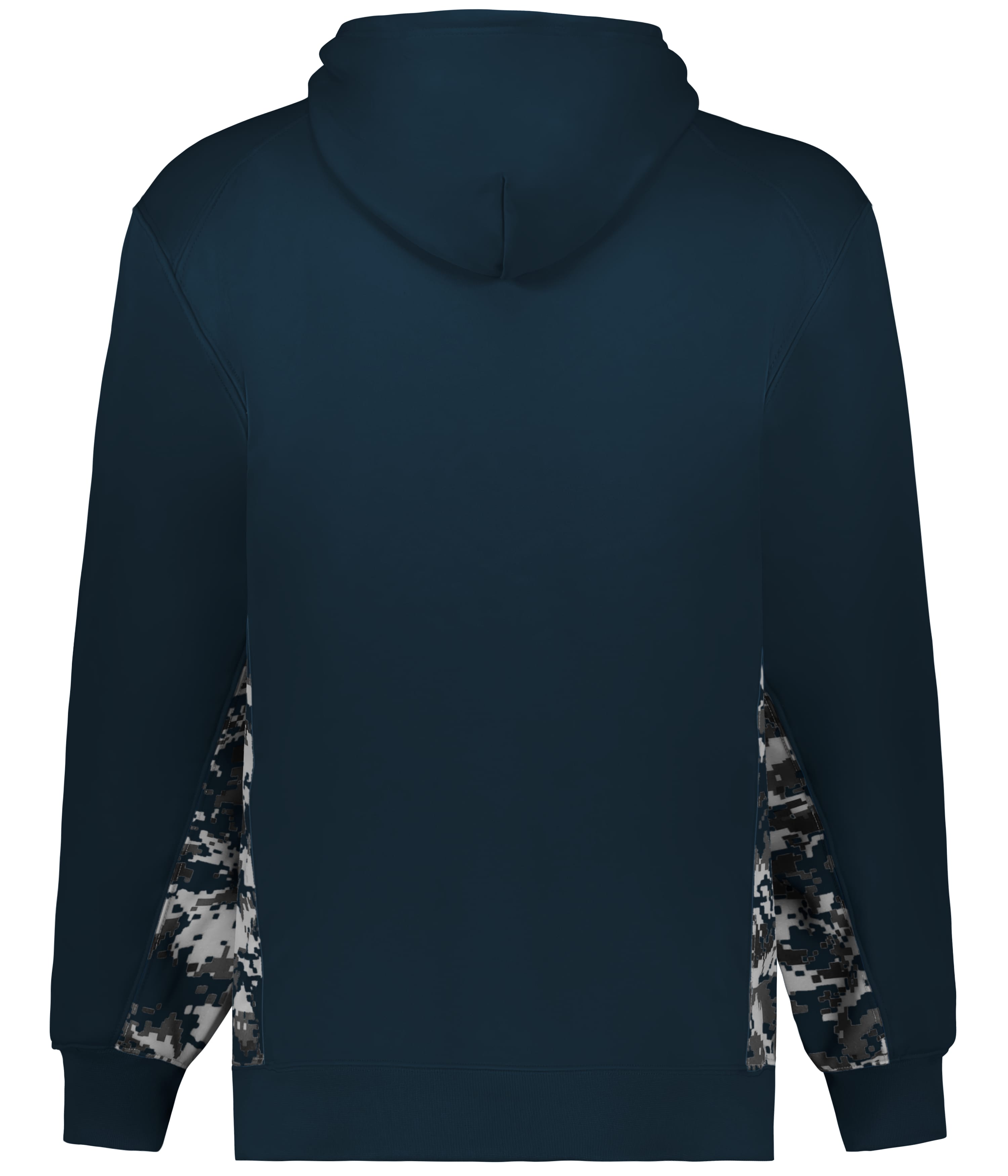 146400 BADGER DIGITAL COLOR BLOCK HOODIE - Back Image