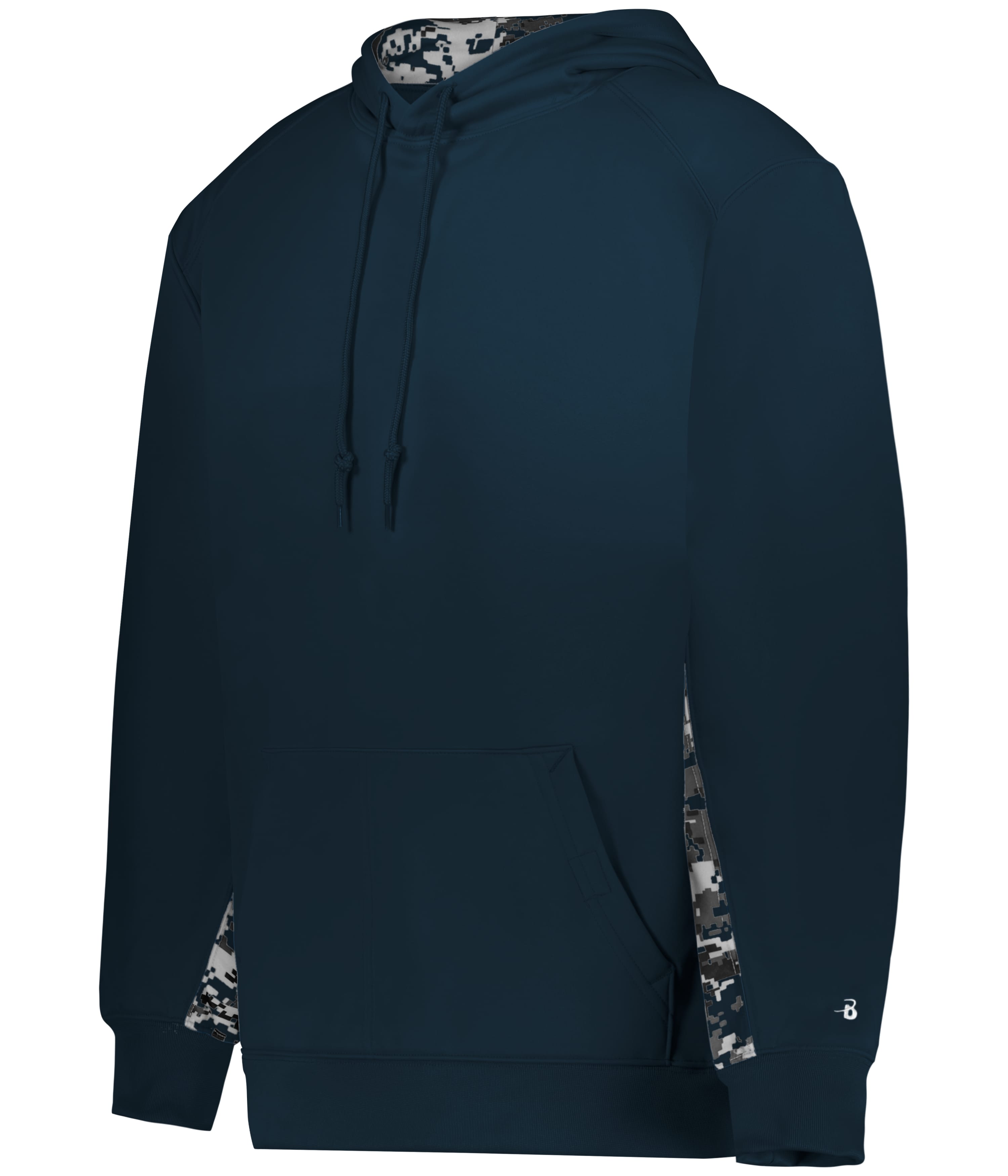 146400 BADGER DIGITAL COLOR BLOCK HOODIE