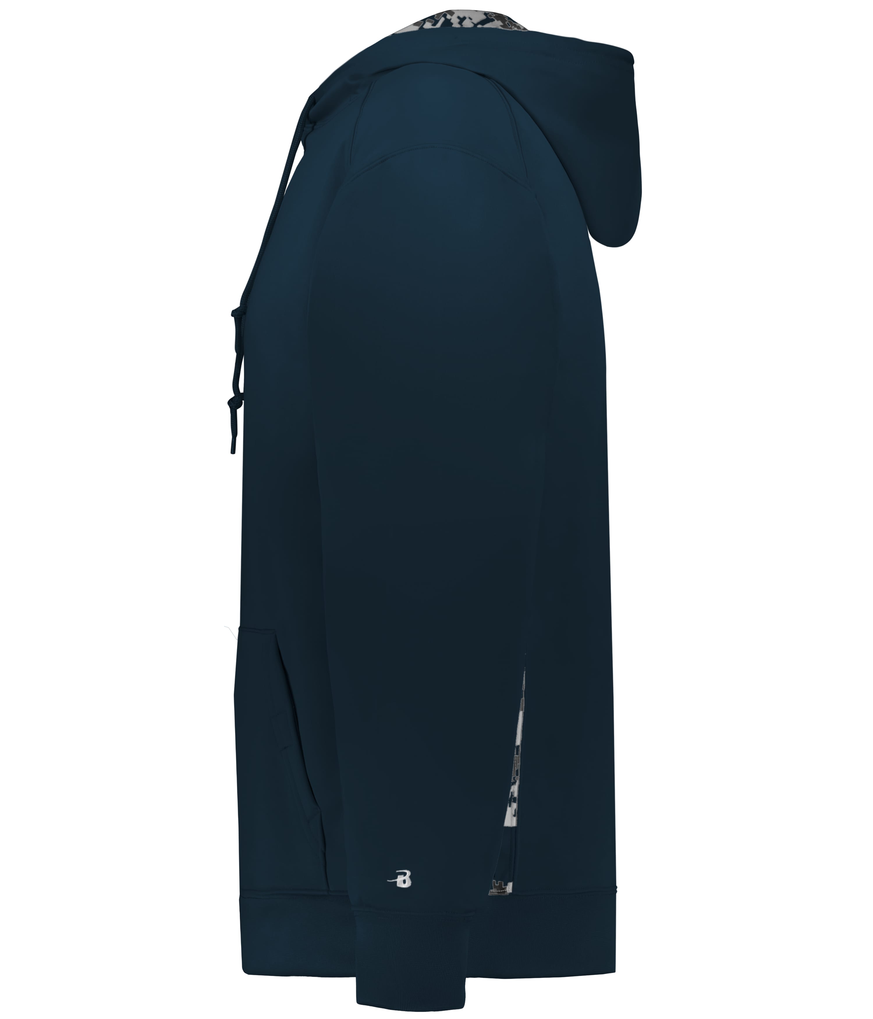 146400 BADGER DIGITAL COLOR BLOCK HOODIE - Siide Image