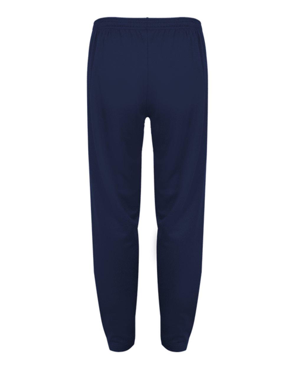 1575 Badger Unbrushed Polyester Trainer Pants - Back Image