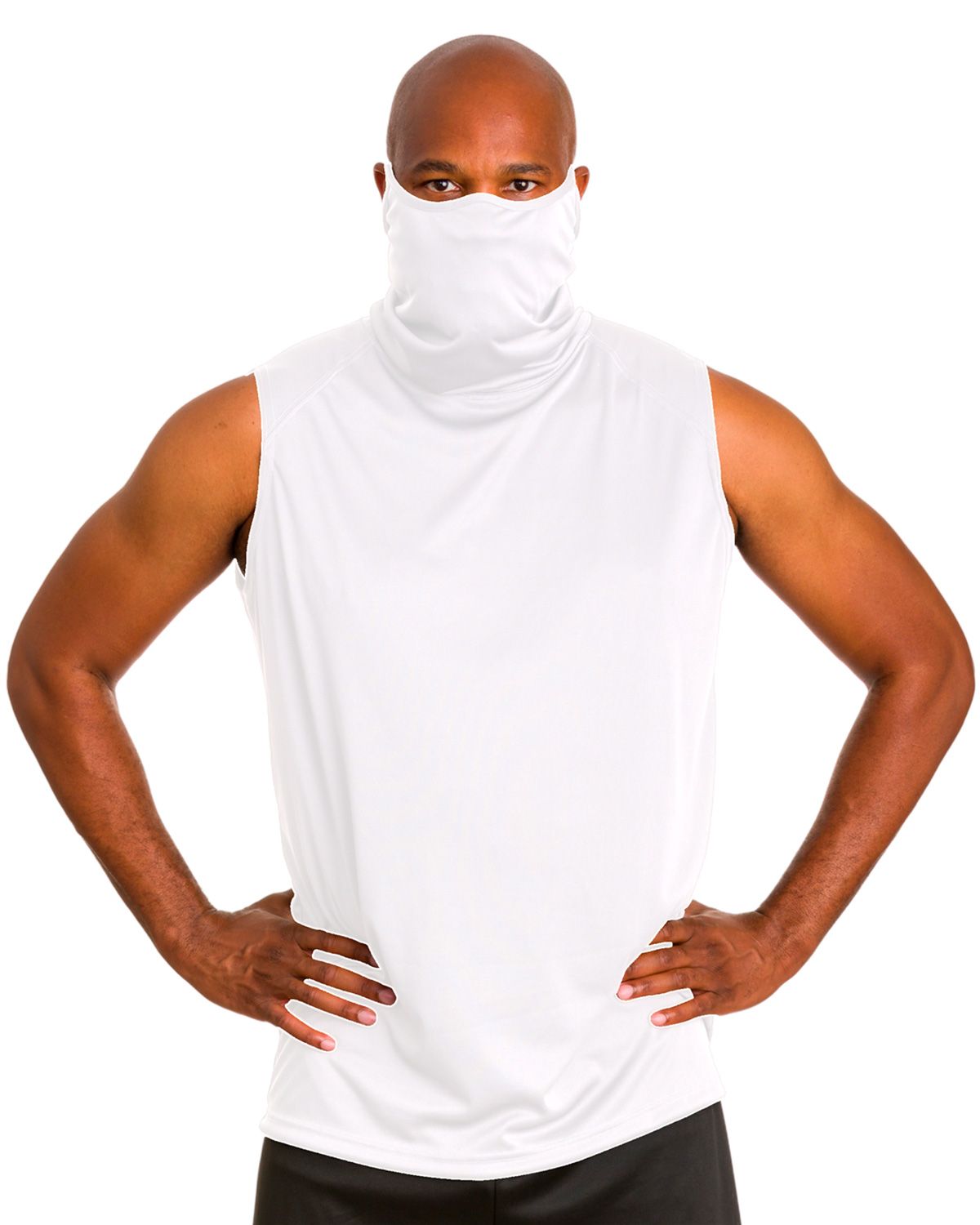 1924 Badger Youth 2B1 Sleeveless T-Shirt with Mask