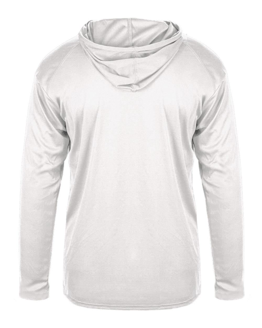 2105 Badger Youth B-Core Long Sleeve Hooded T-Shirt 2105 Badger Youth B-Core Long Sleeve Hooded T-Shirt - Back Image