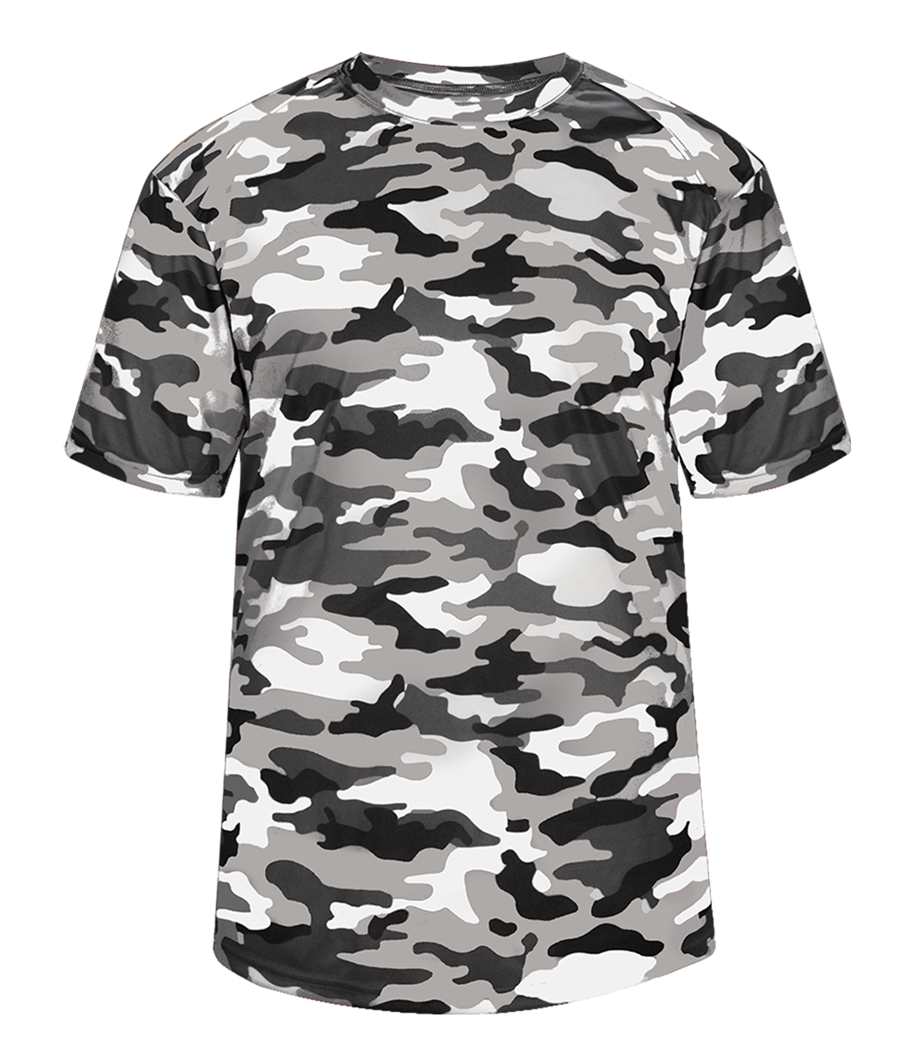 218100 BADGER YOUTH CAMO TEE