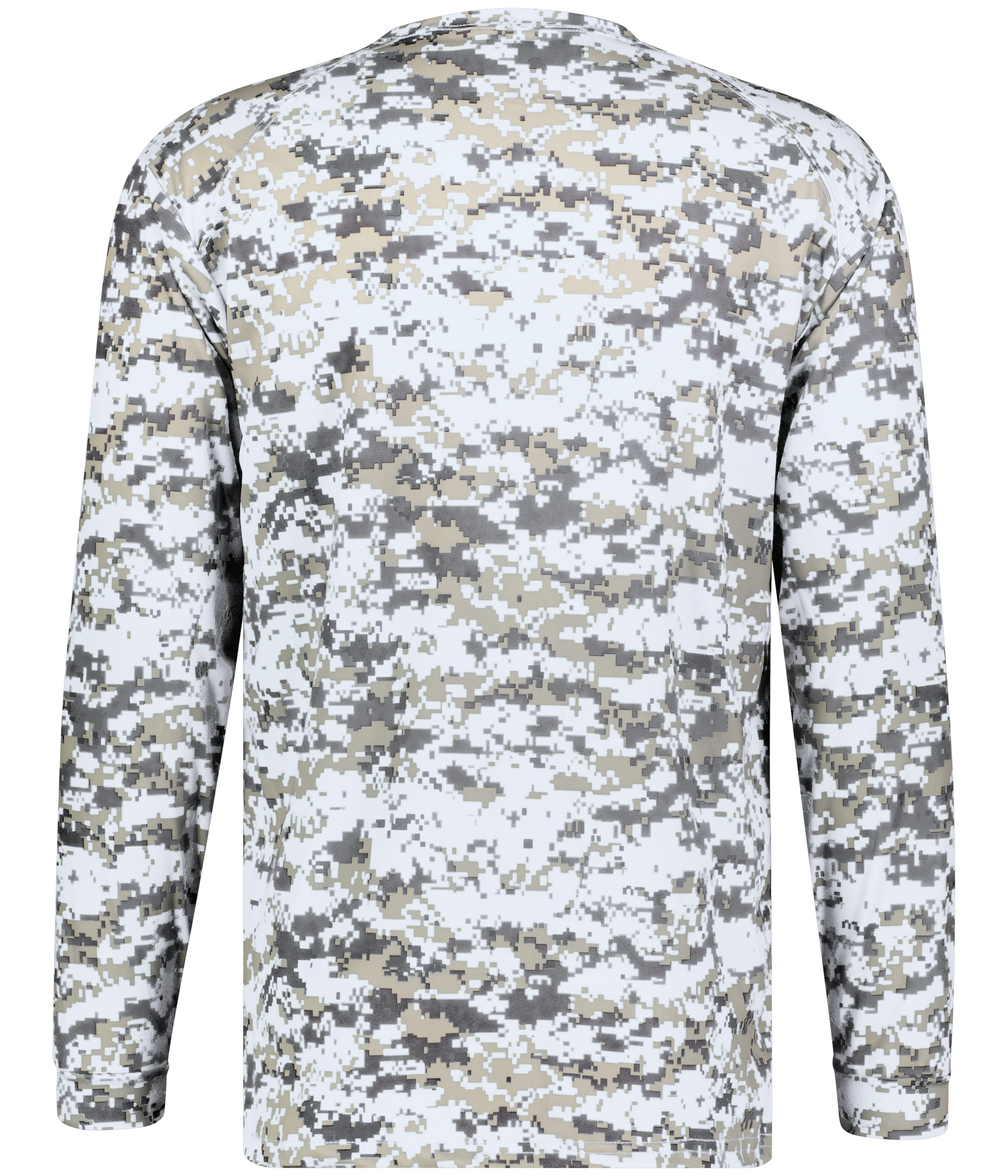 218400 BADGER YOUTH DIGITAL LONG SLEEVE TEE - Back Image