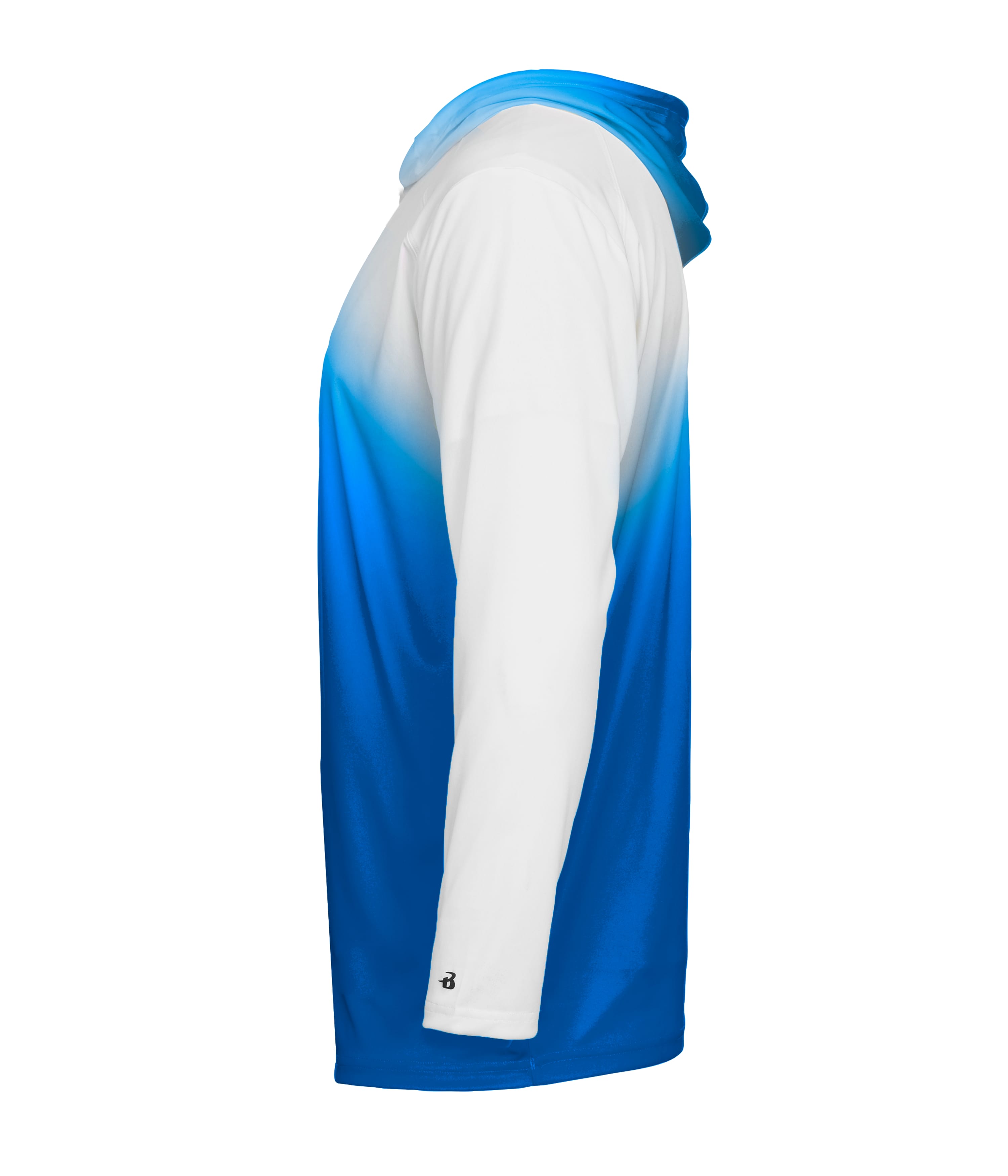 220500 BADGER OMBRE YOUTH HOOD TEE - Siide Image