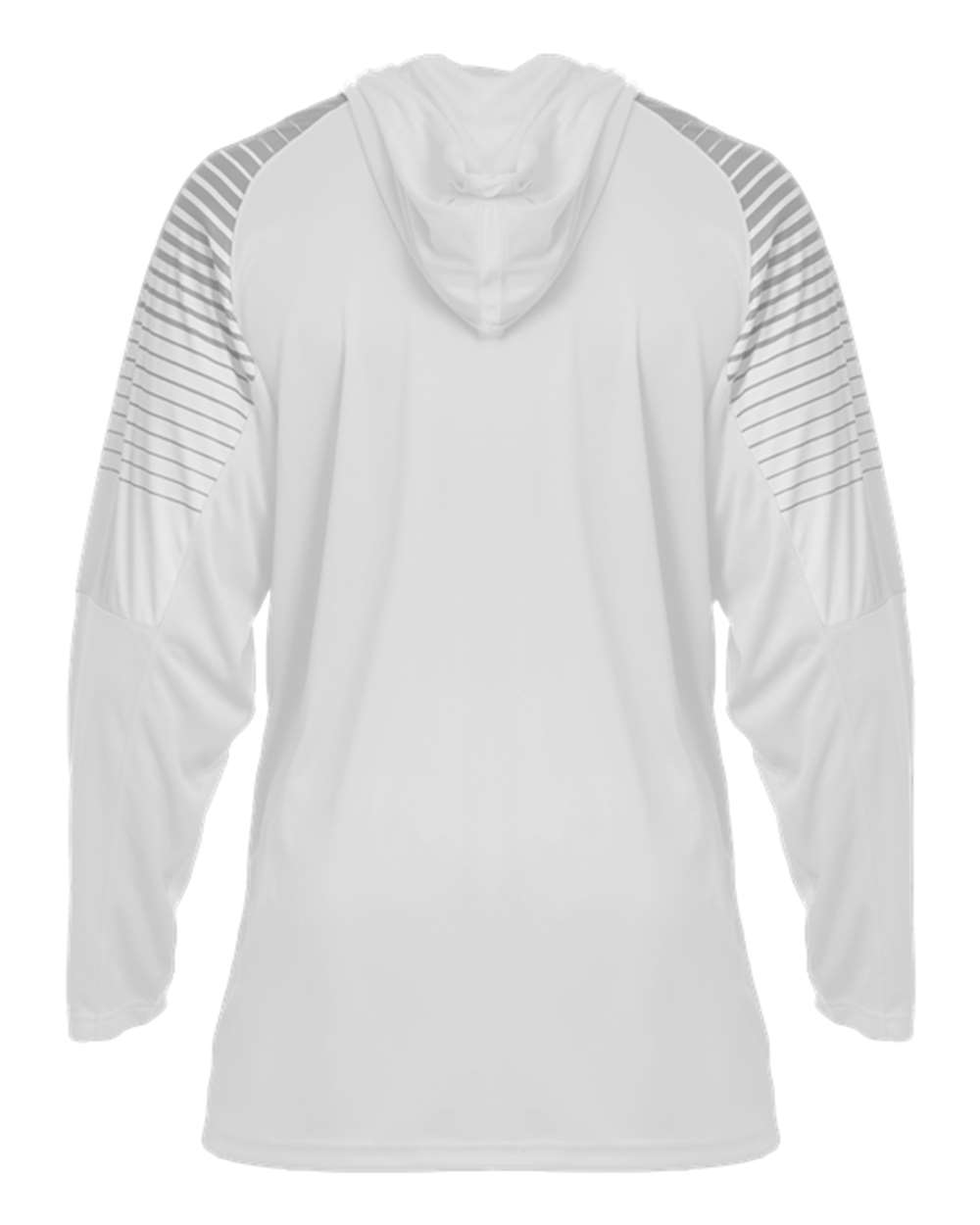 2211 Badger Youth Lineup Hooded Long Sleeve T-Shirt - Back Image