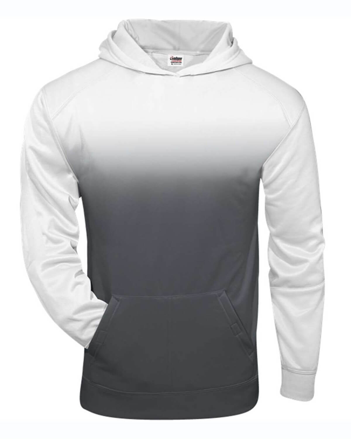 2403 Badger Youth Ombre Hooded Sweatshirt