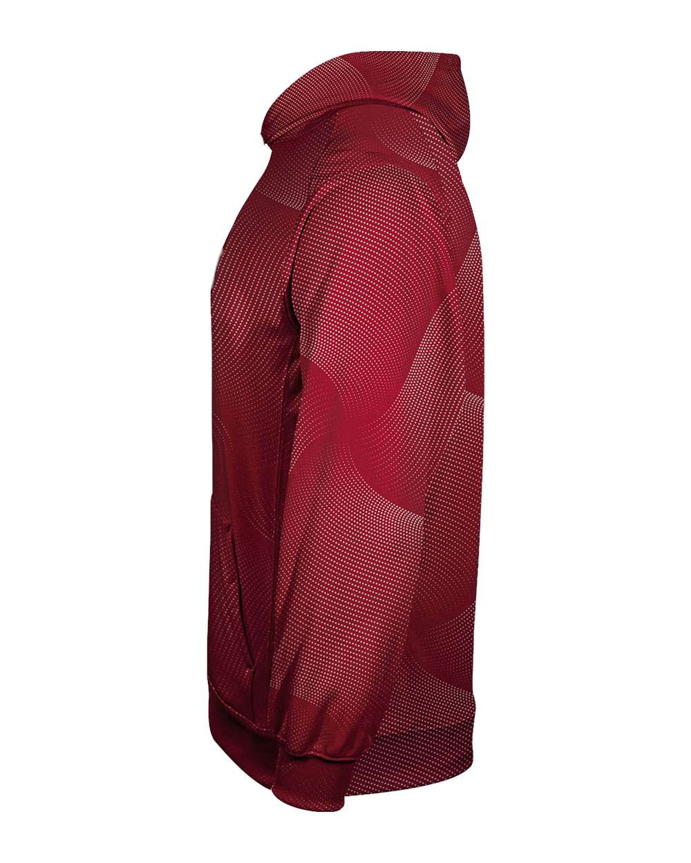 2413 Badger Youth Warp Hooded Long Sleeve T-Shirt - Siide Image