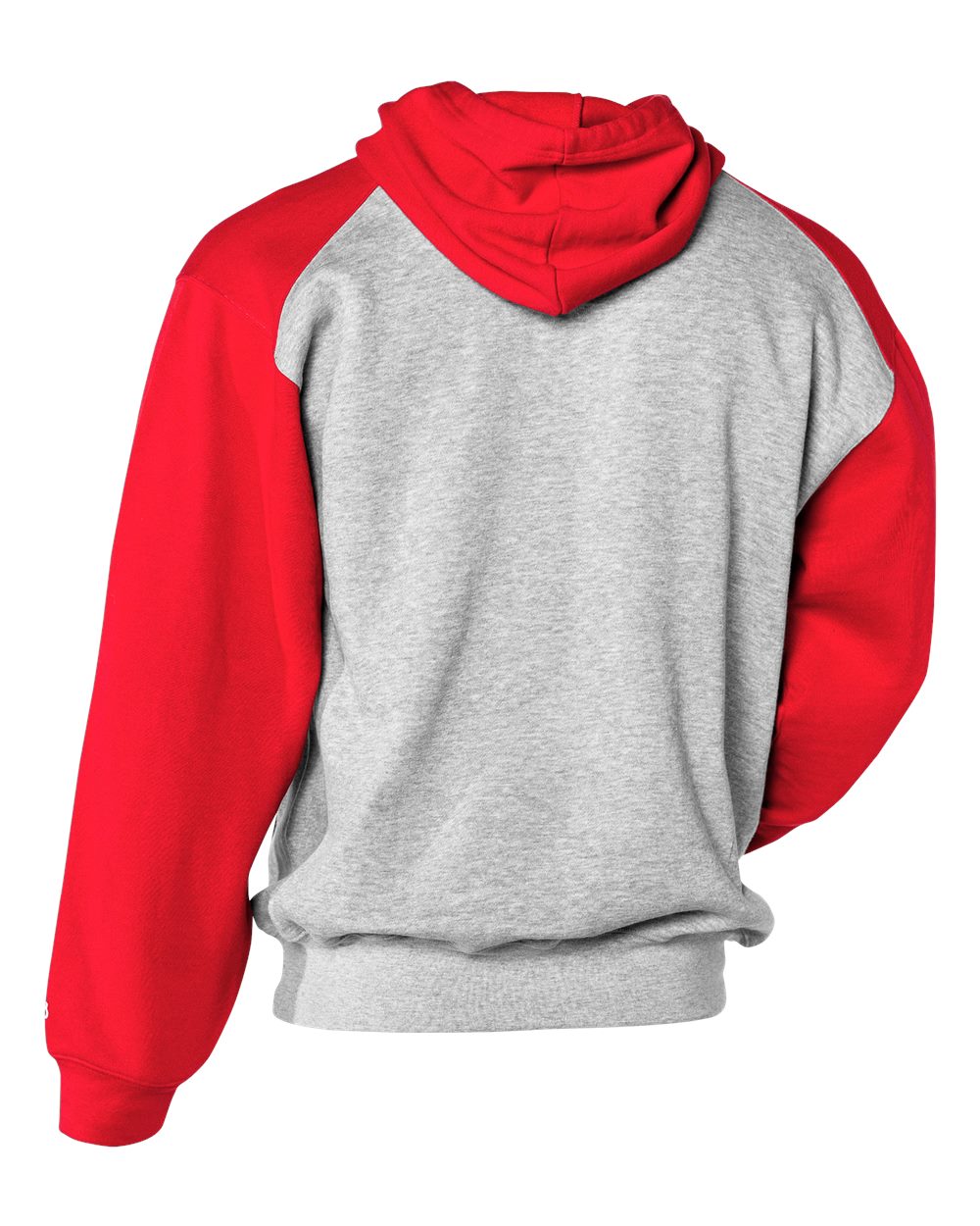 2449 Badger Youth Sport Athletic Fleece Hooded Sweatshirt - Back Image