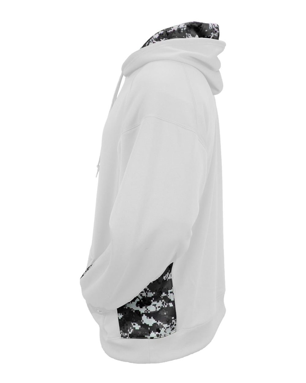 2464 Badger Youth Digital Camo Colorblock Performance Fleece Hooded Sweatshirt - Siide Image