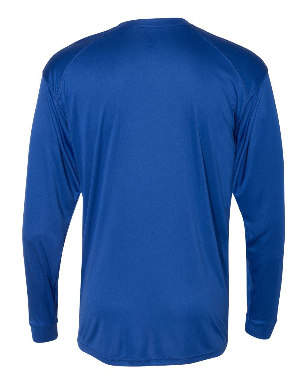 4004 Badger Ultimate SoftLock Long Sleeve T-Shirt - Back Image