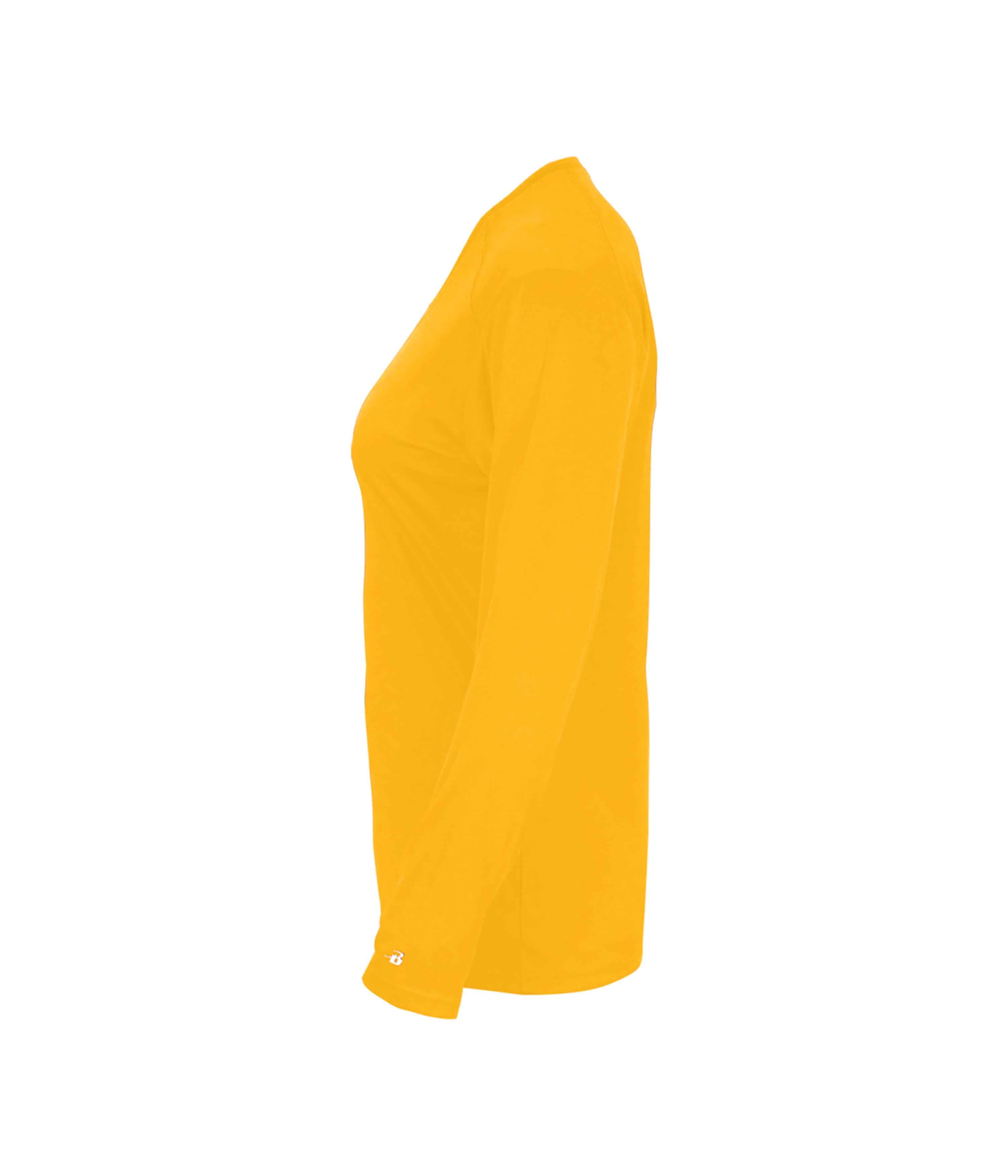 406400 BADGER ULTIMATE LADIES V-NECK L/S TE 406400 BADGER ULTIMATE LADIES V-NECK L/S TE - Siide Image