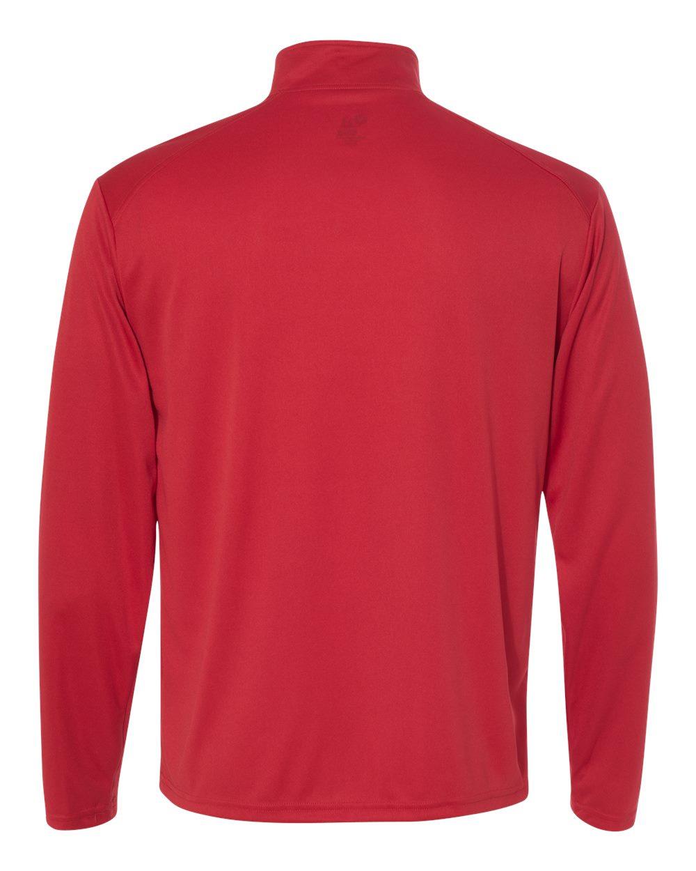 4102 Badger B-Core Quarter-Zip Pullover - Back Image