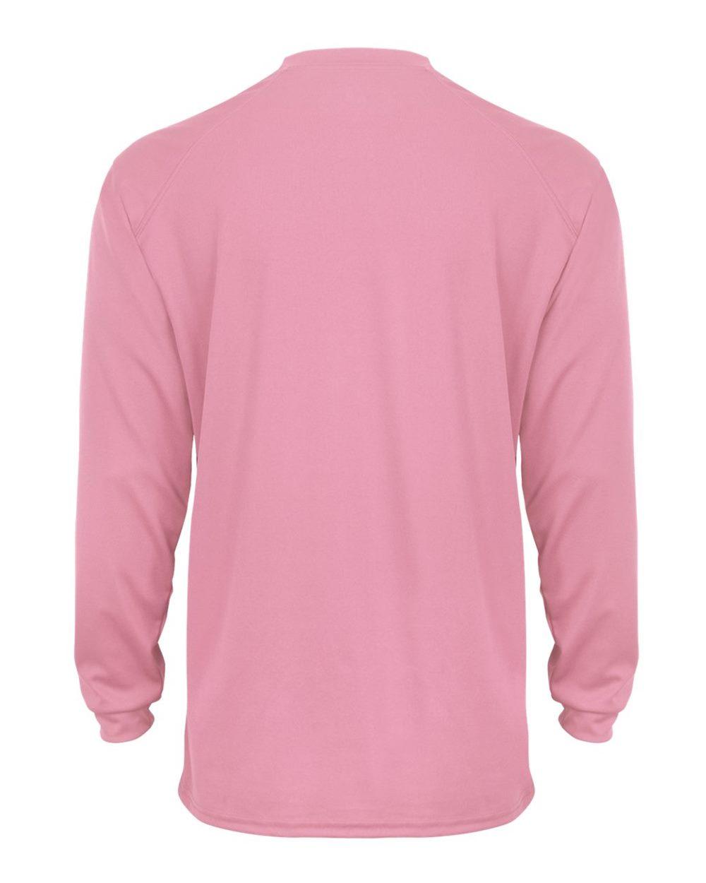 4104 Badger B-Core Long Sleeve T-Shirt - Back Image