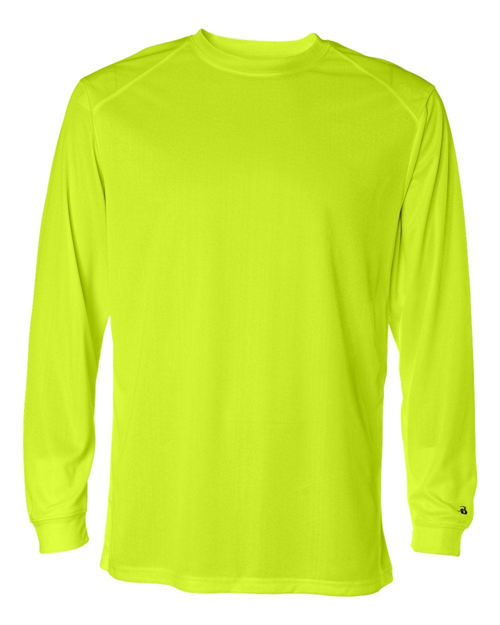 4104 Badger B-Core Long Sleeve T-Shirt - Back Image