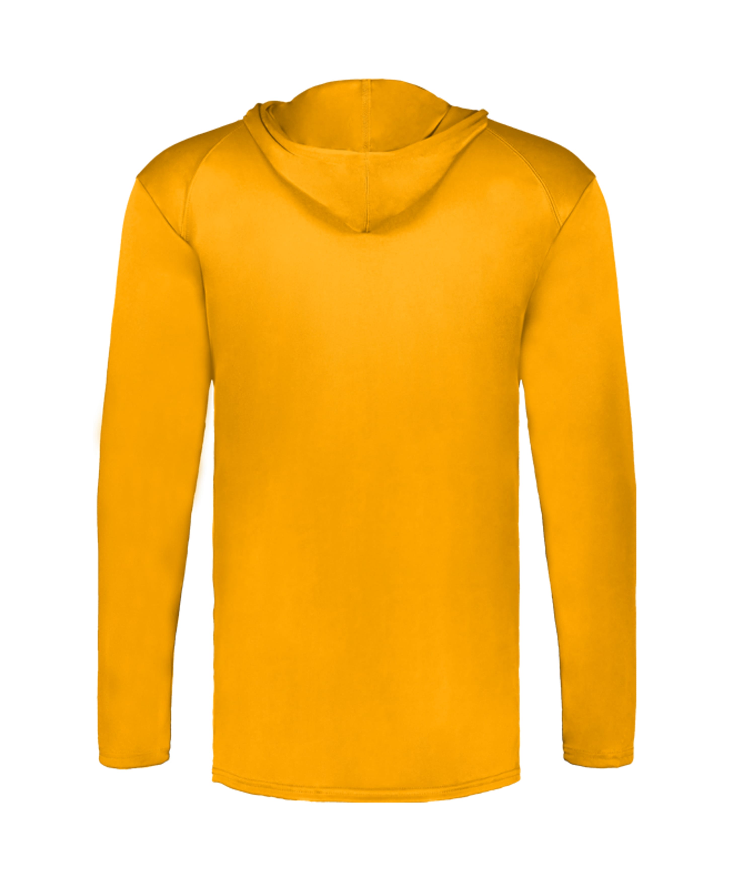 410500 BADGER B-CORE LONG SLEEVE HOODIE - Back Image