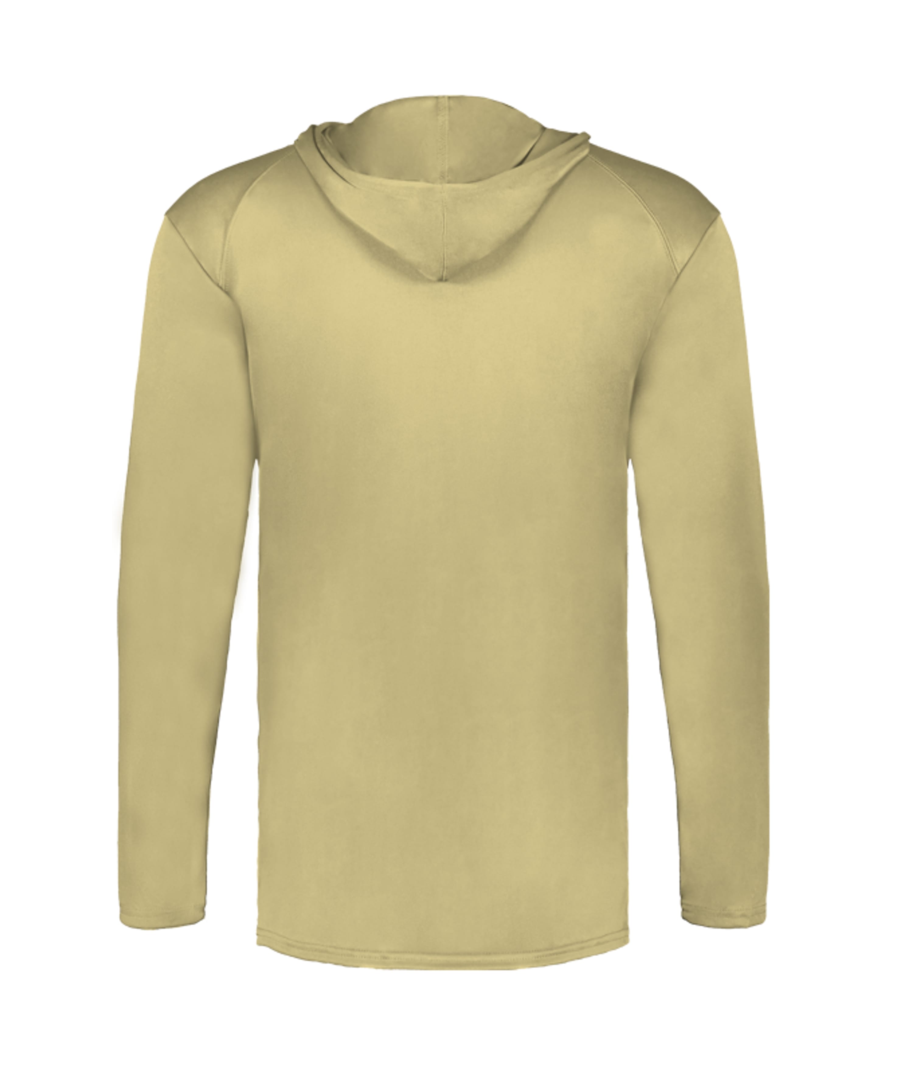 410500 Badger B-core Long Sleeve Hoodie - Back Image