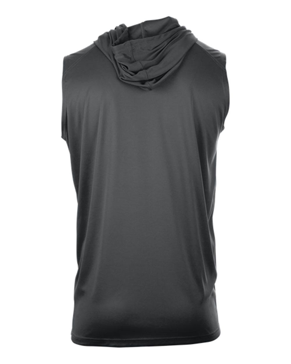 4108 Badger B-Core Sleeveless Hooded T-Shirt - Back Image